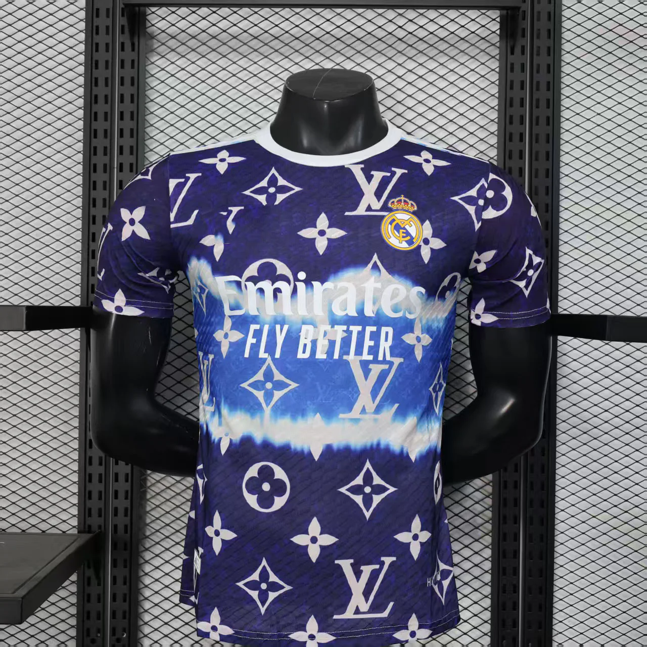2025-26 Real Madrid L-V Blue Player Size S-2XL