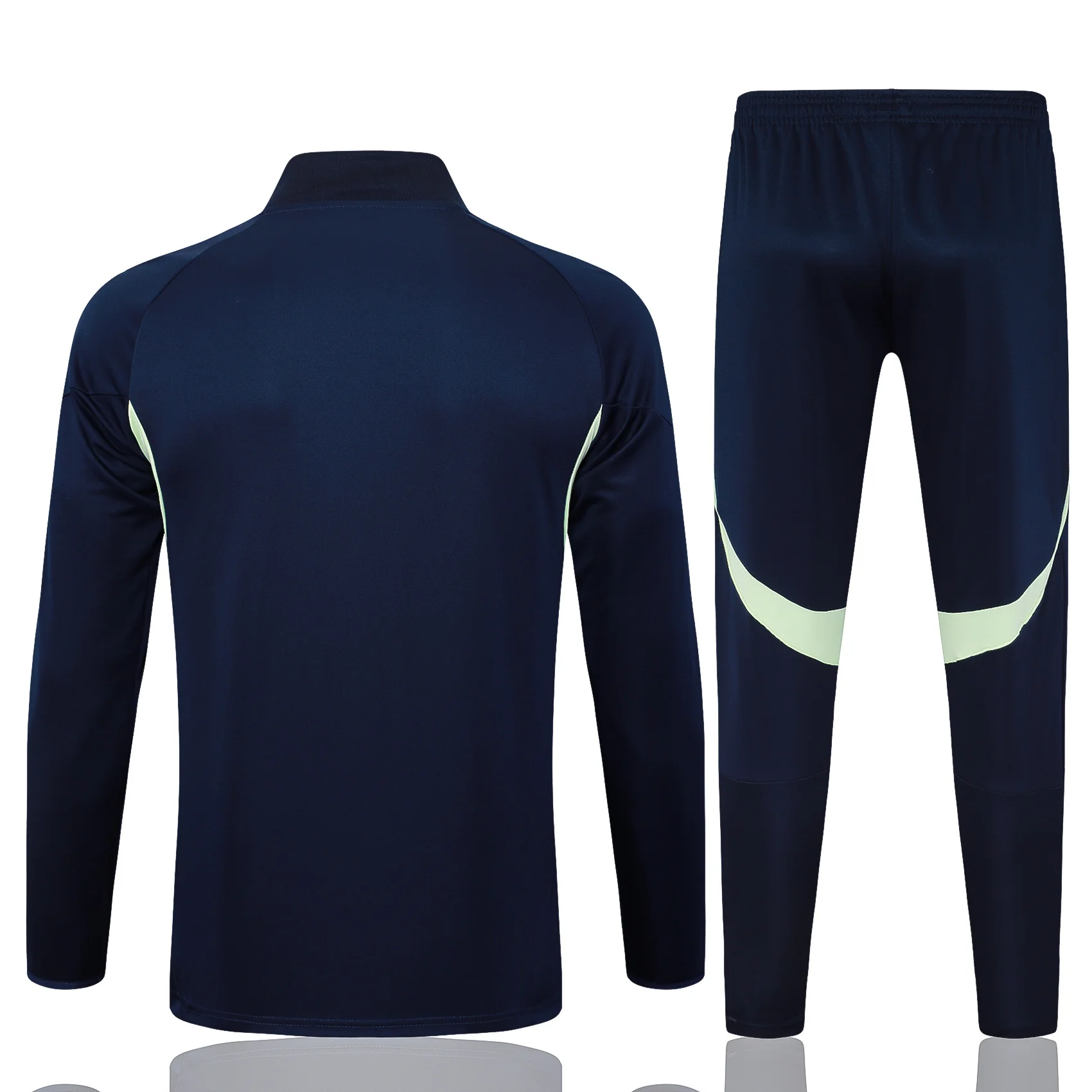 2025-26 Real Madrid Long zipper Blue training suit Adults Or Children - Image 2