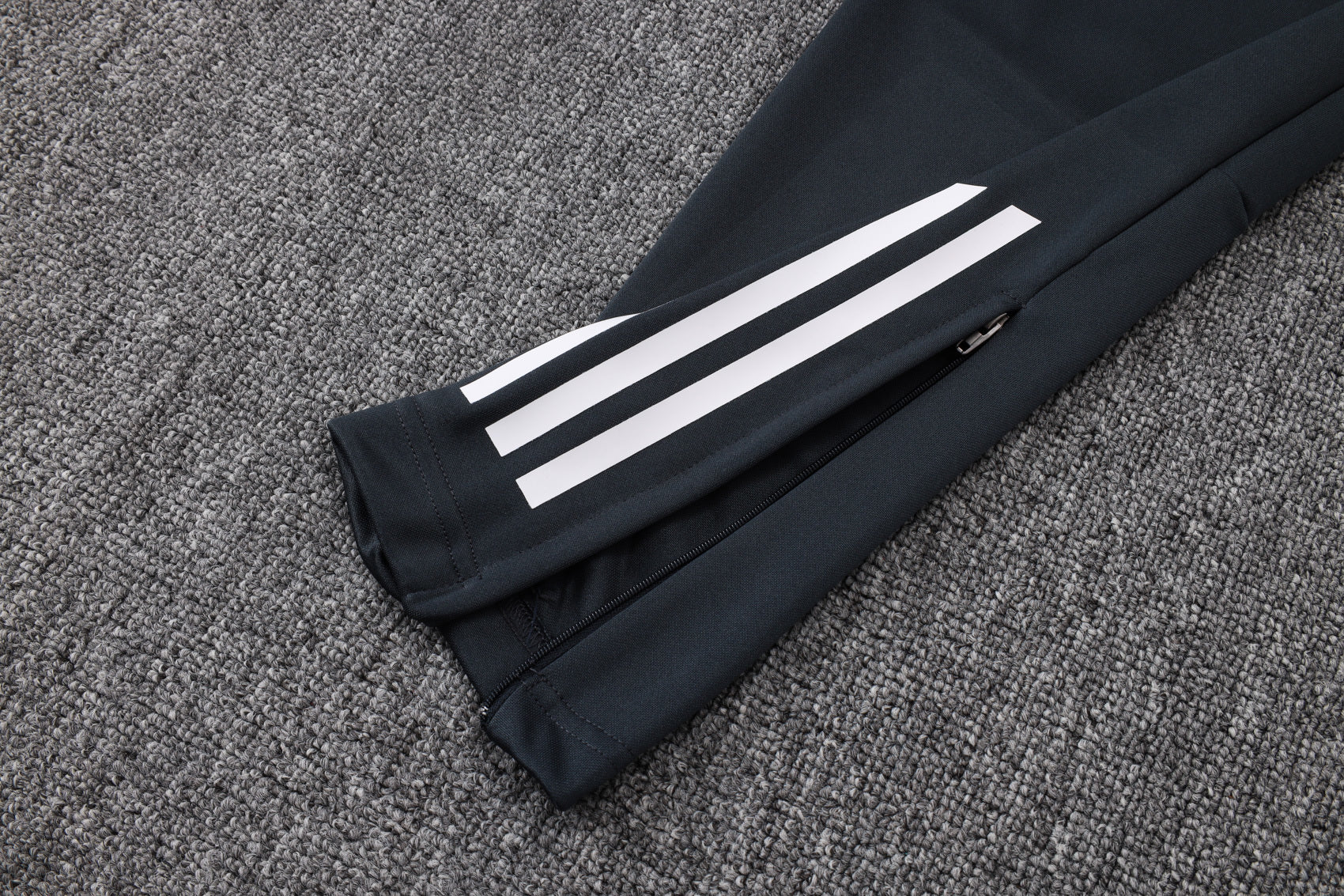 2025-26 Real Madrid Long zipper Dark gray (light pink text) training suit S-2XL - Image 21