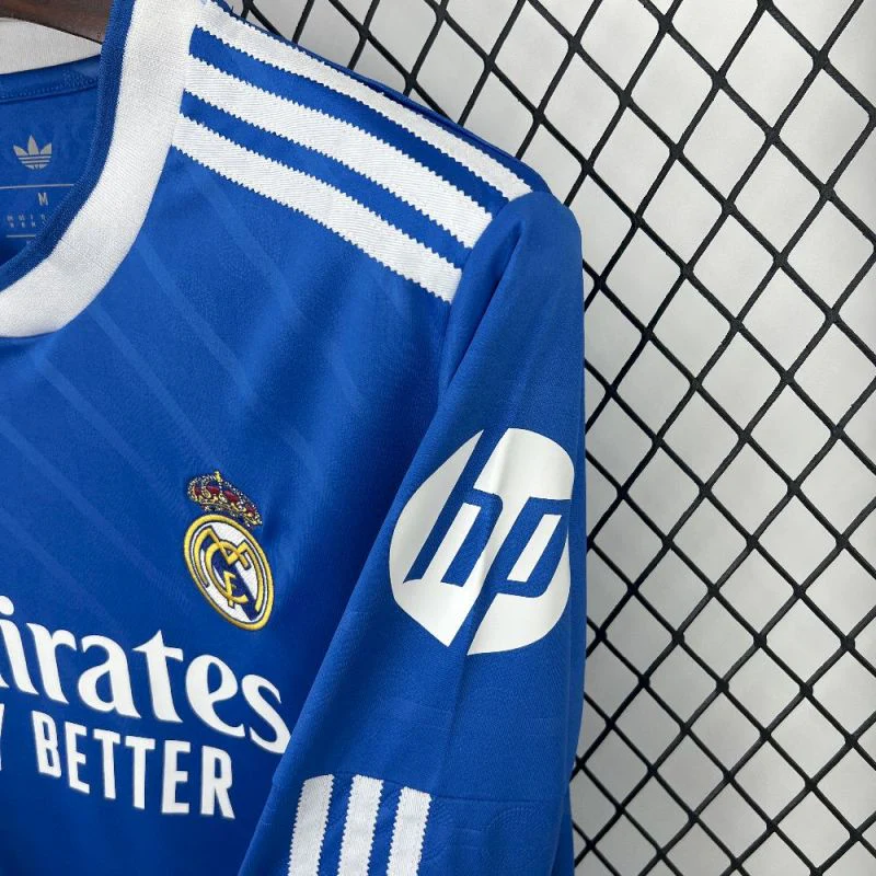 2025-26 Real Madrid Second Away Long Sleeve S-2XL - Image 3