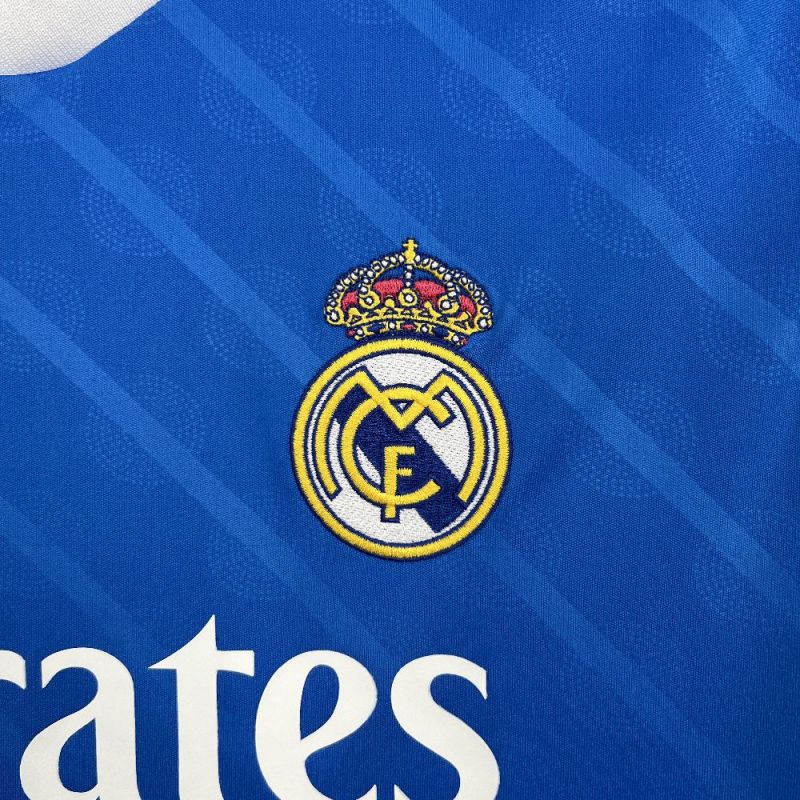 2025-26 Real Madrid Second Away Long Sleeve S-2XL - Image 4