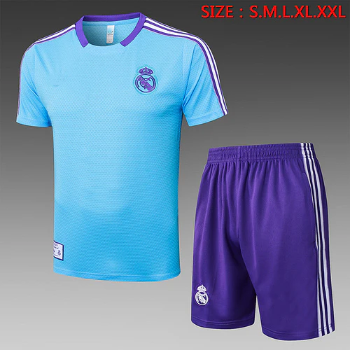 2025-26 Real Madrid Short-sleeved shorts training suit S-2XL