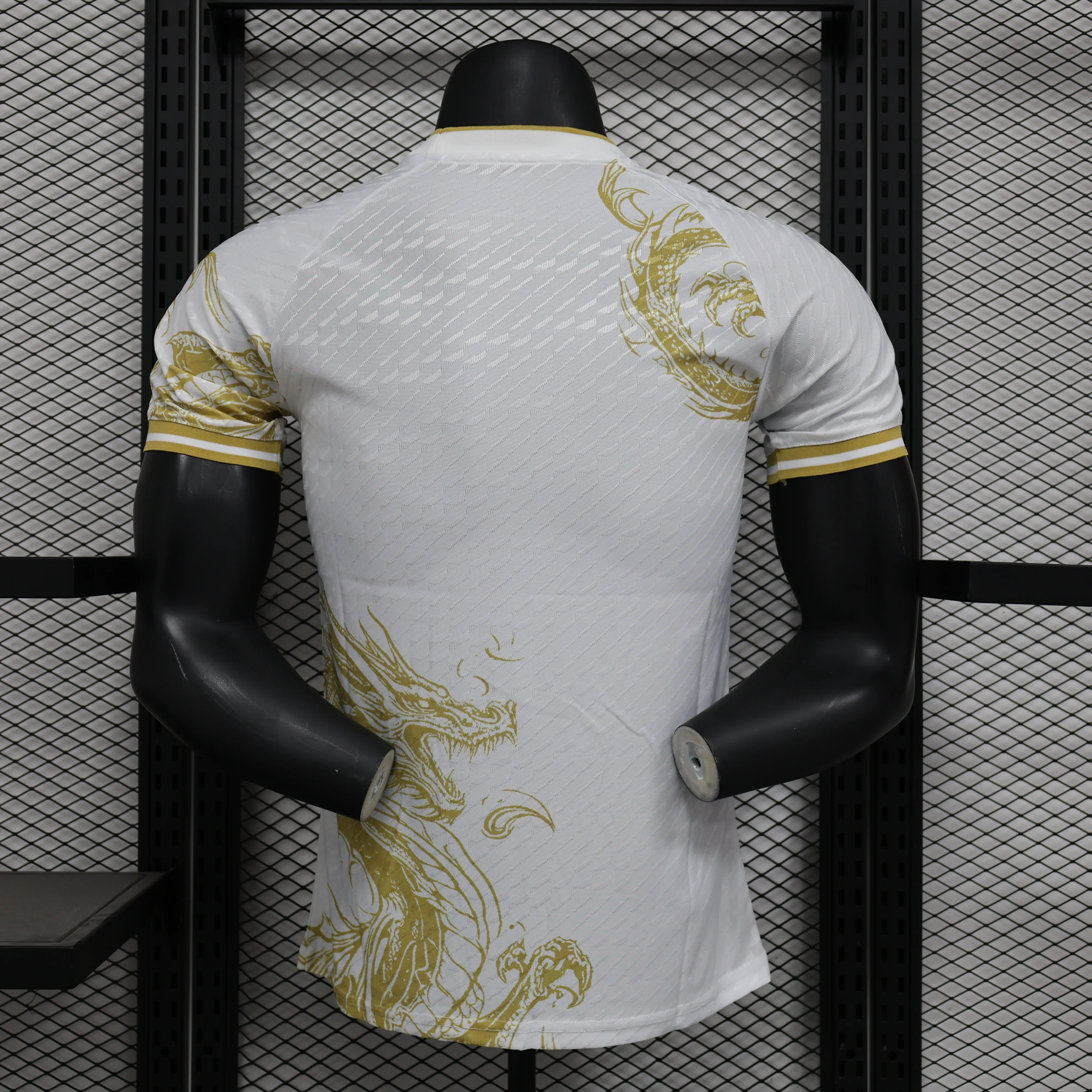 2025-26 Real Madrid Special Gold Dragon Player S-2XL - Image 2