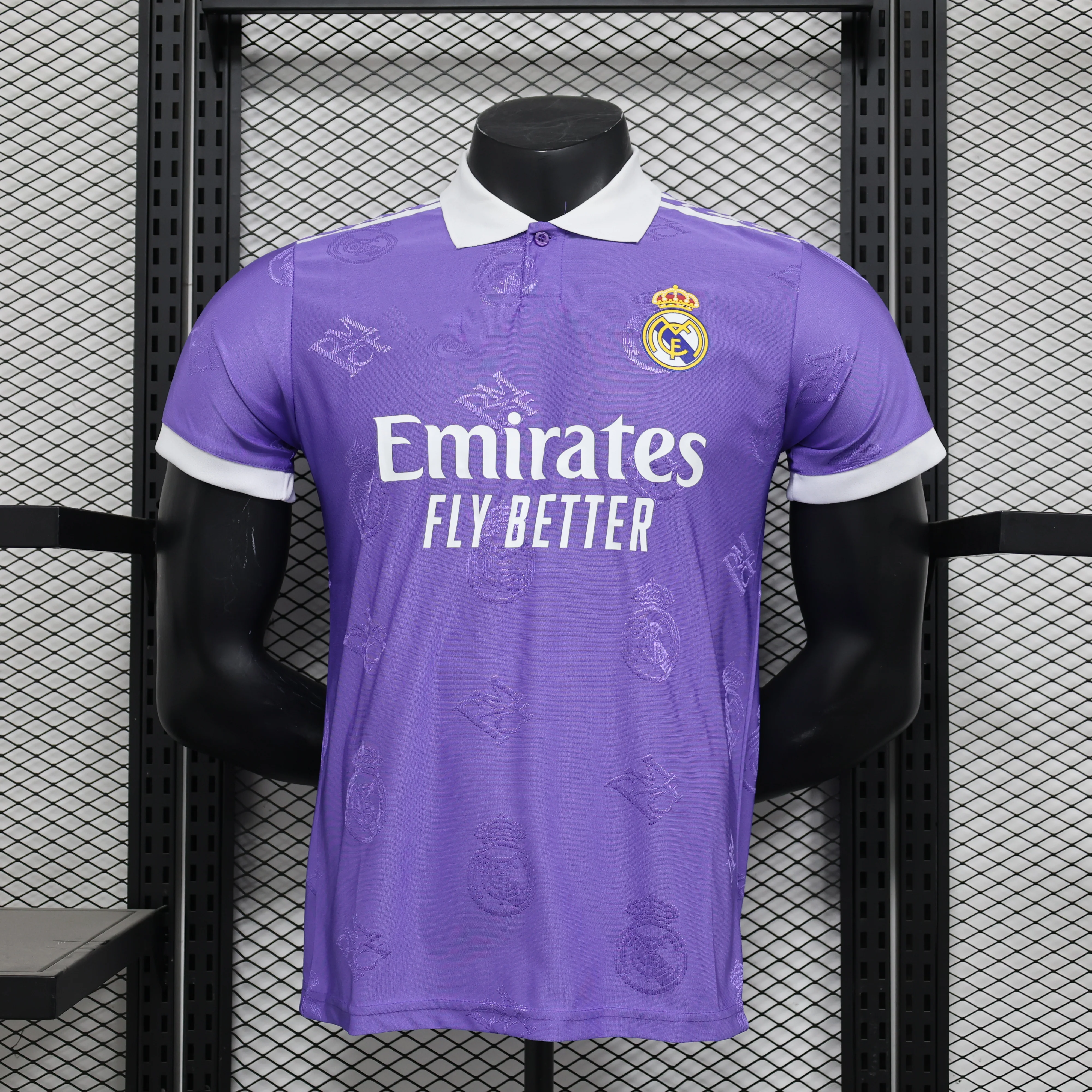 2025-26 Real Madrid Special Polo Purple Player S-2XL
