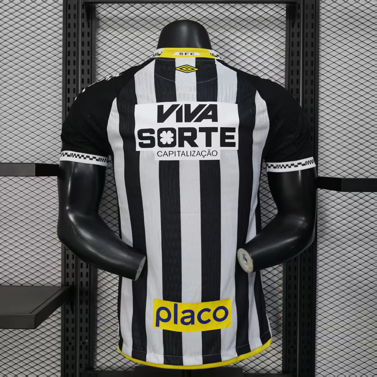 2025-26 Santos Special Black Wiht ADS Player S-2XL - Image 2