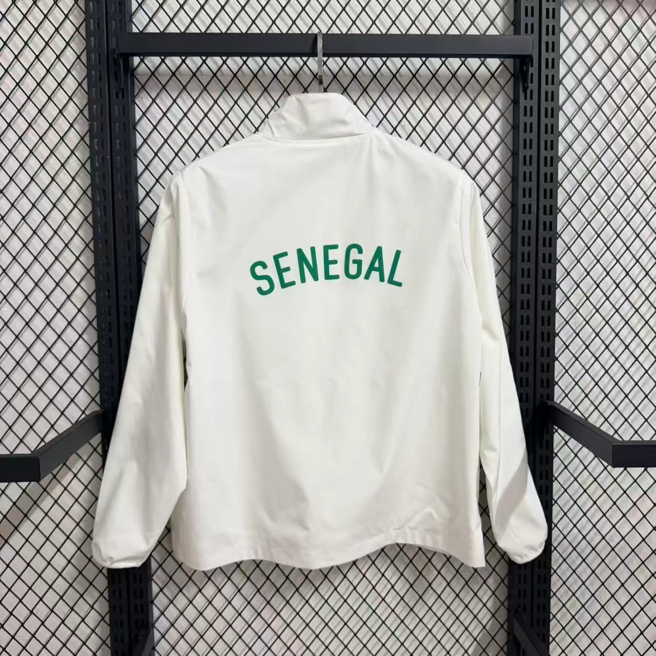 2025-26 Senegal White Training Waterproof Windbreaker S-2XL - Image 2