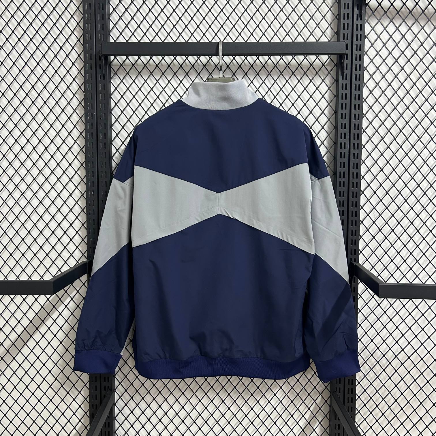 2025-26 Tottenham Hotspur Navy Blue Waterproof Windbreaker S-2XL - Image 2