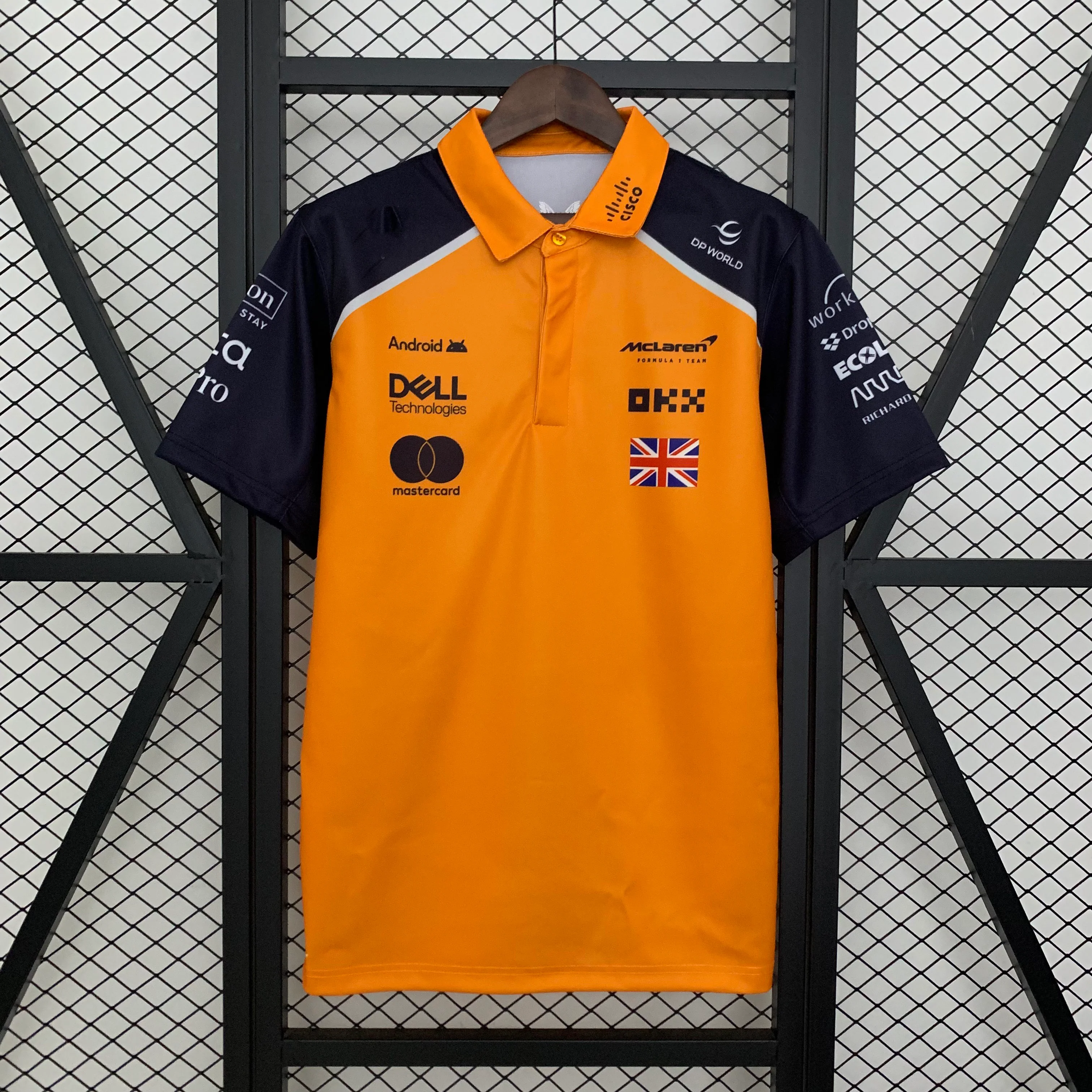 2025 Polo F1 Formula One Racing Suit McLaren 4 NORRIS Size S-5XL