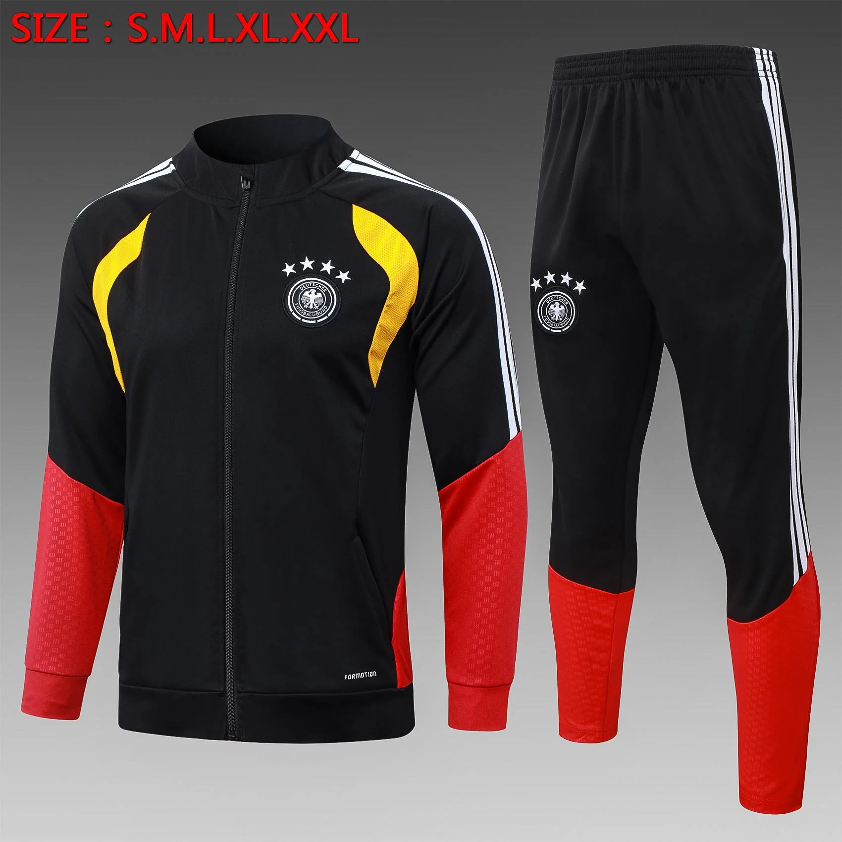 2026-27 Germany black long training suit S-2XL