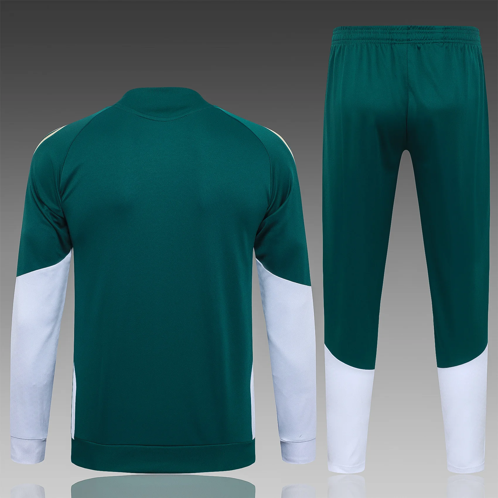 2026-27 Italy Dark Green Long Training Suit S-2XL - Image 2