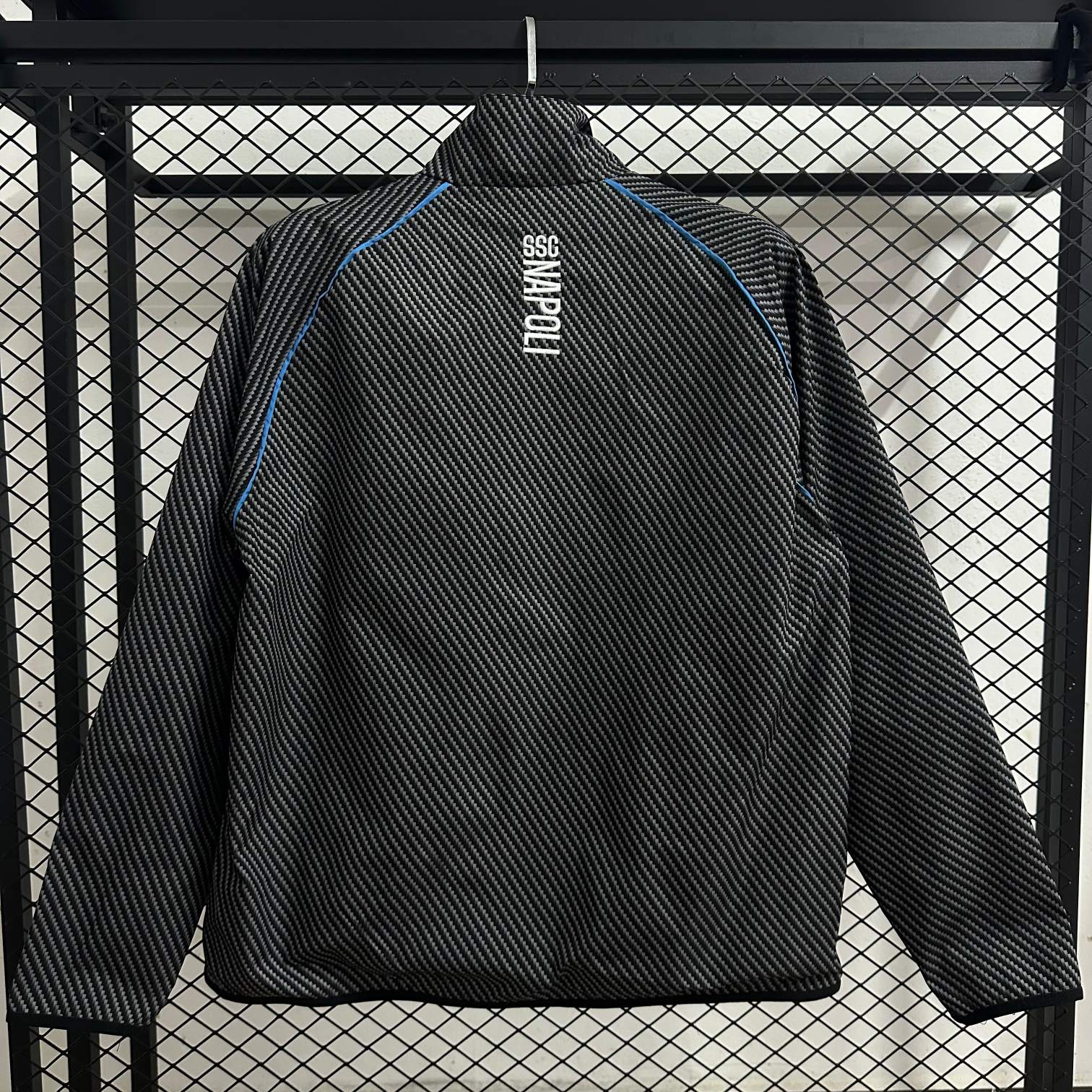 2026-27 Napoli Black Waterproof Windbreaker S-2XL - Image 2