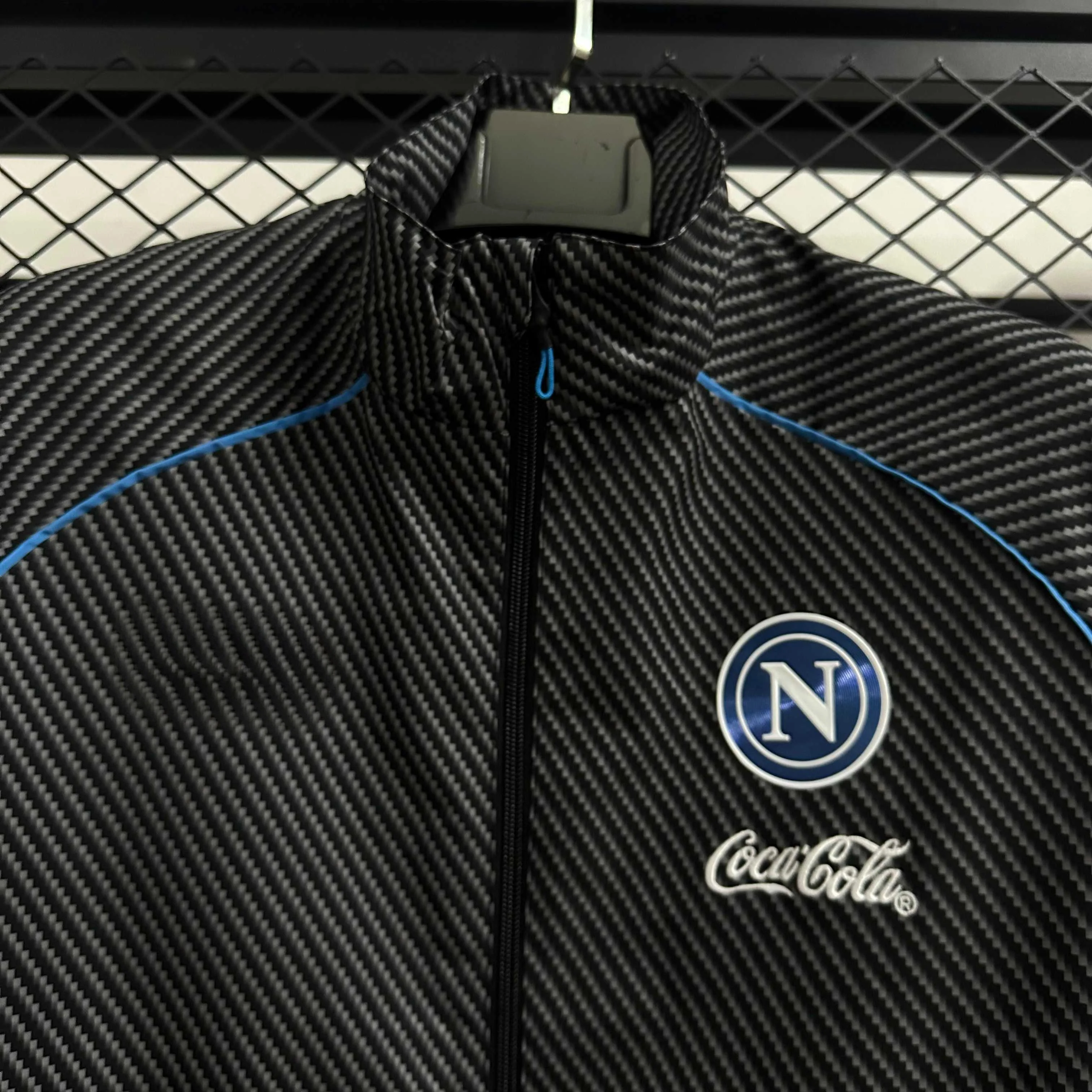 2026-27 Napoli Black Waterproof Windbreaker S-2XL - Image 4