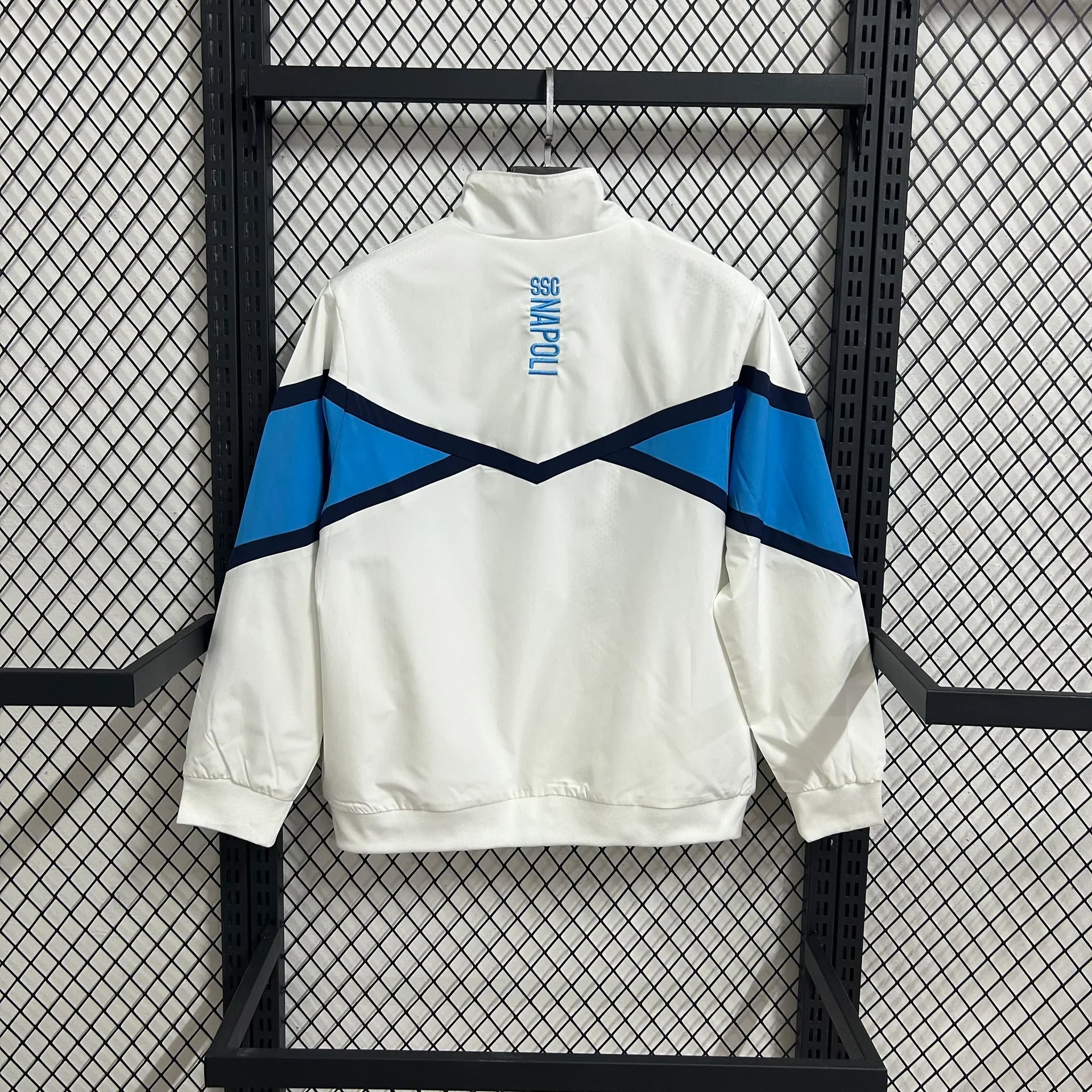 2026-27 Napoli White-bule Windbreaker S-XX - Image 2