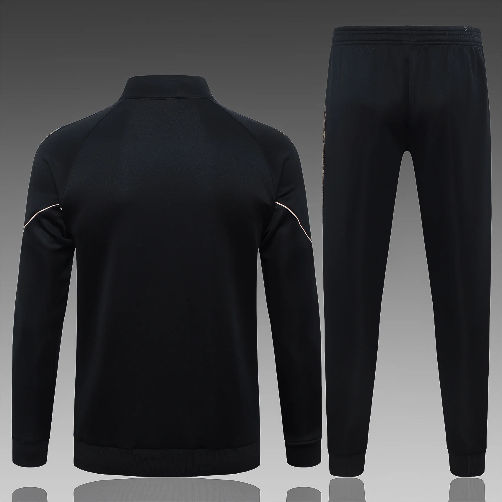 2026-27 Portugal Black Long Training Suit S-2XL - Image 2