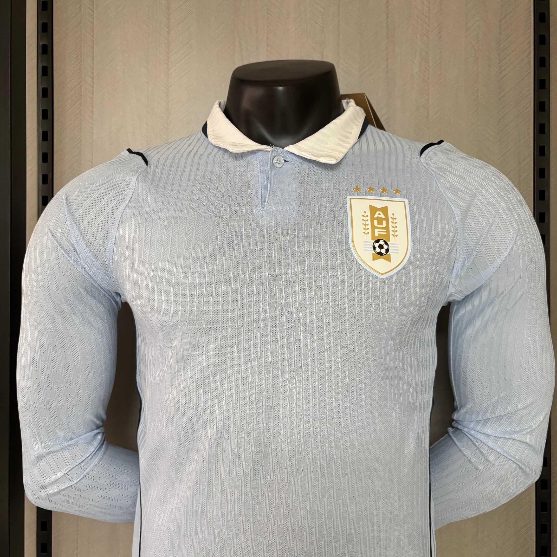 2026-27 Uruguay home Player long-sleeved S-4XL - Image 7