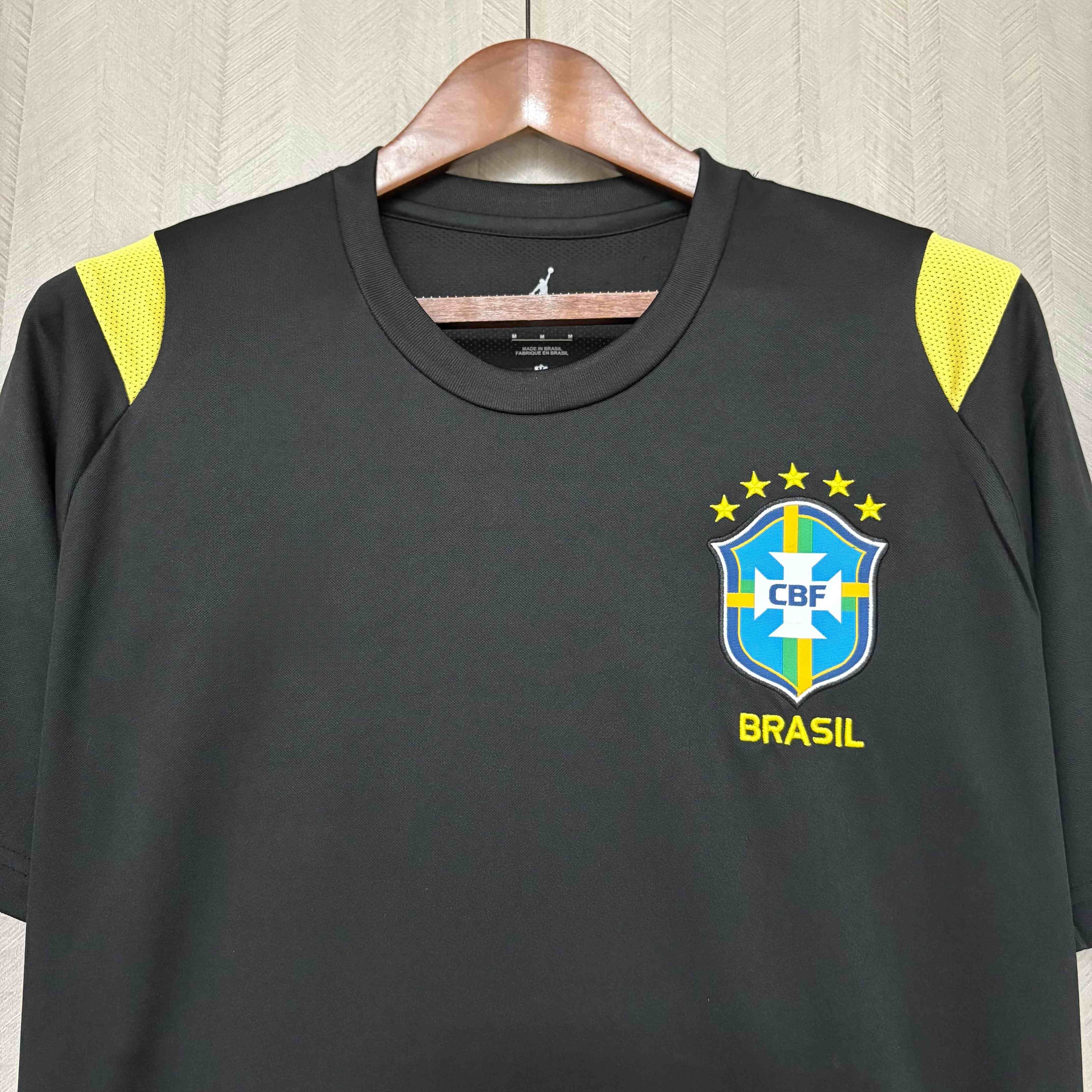 2026 Brazil Training Kit Black Jersey S-XXL - Image 5