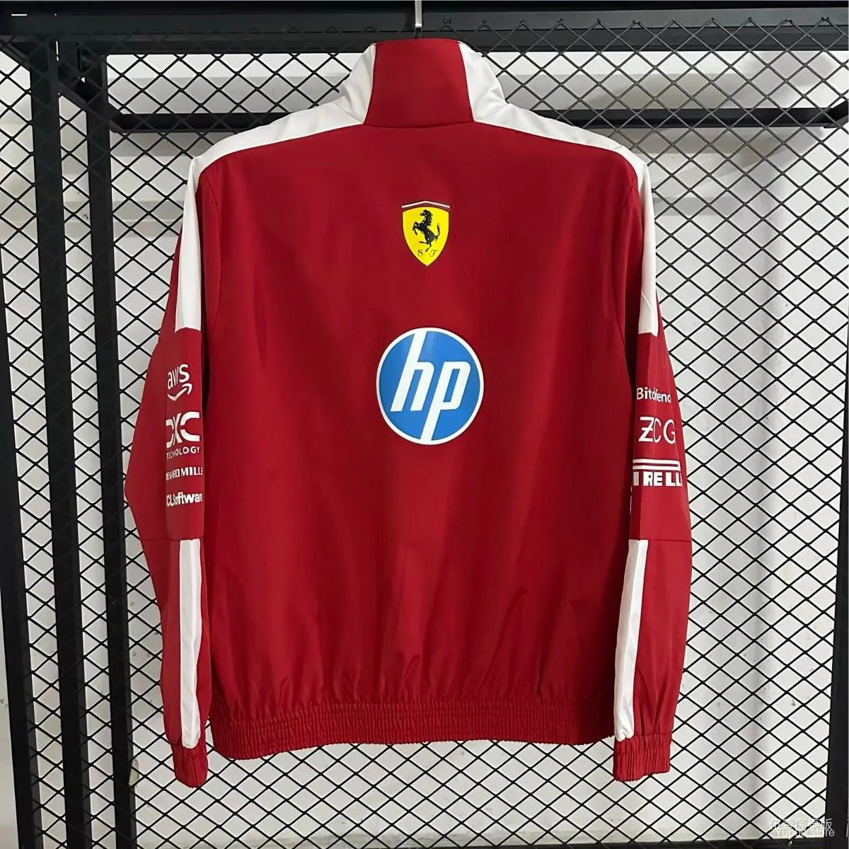 2026 F1 Ferrari Red Full Zipper Windbreaker S-2XL - Image 2