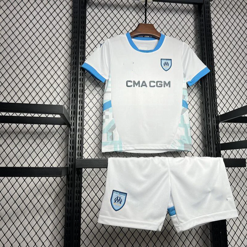 2024-25 Marseille Home KIDS 16-28 - Image 2