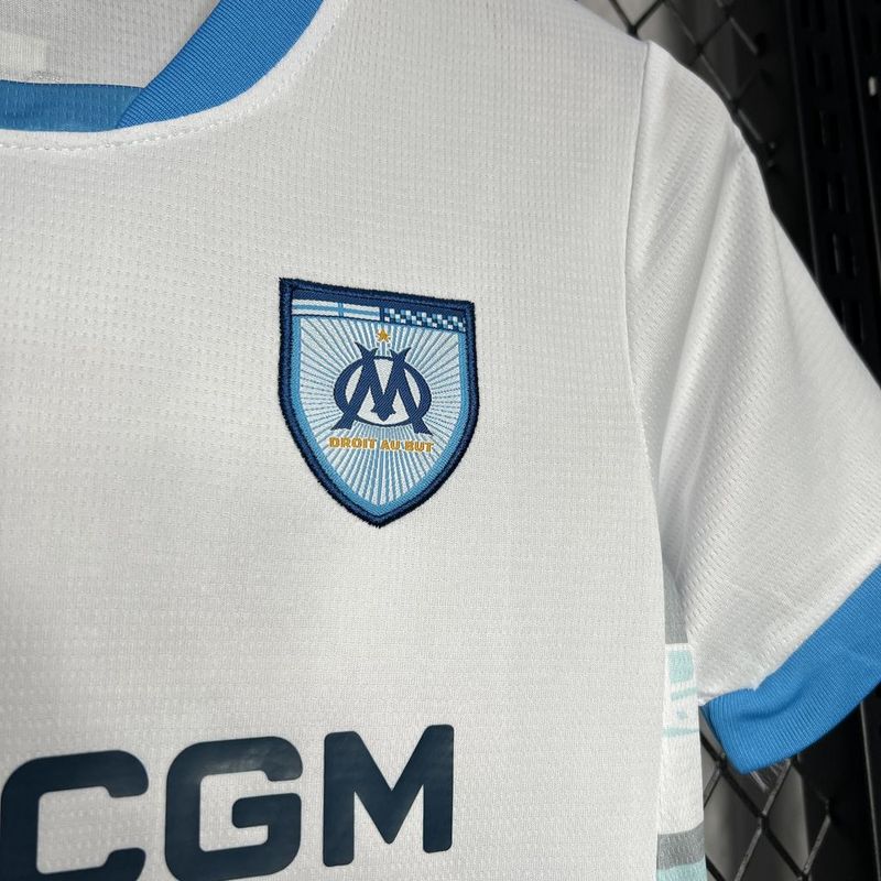 2024-25 Marseille Home KIDS 16-28 - Image 4