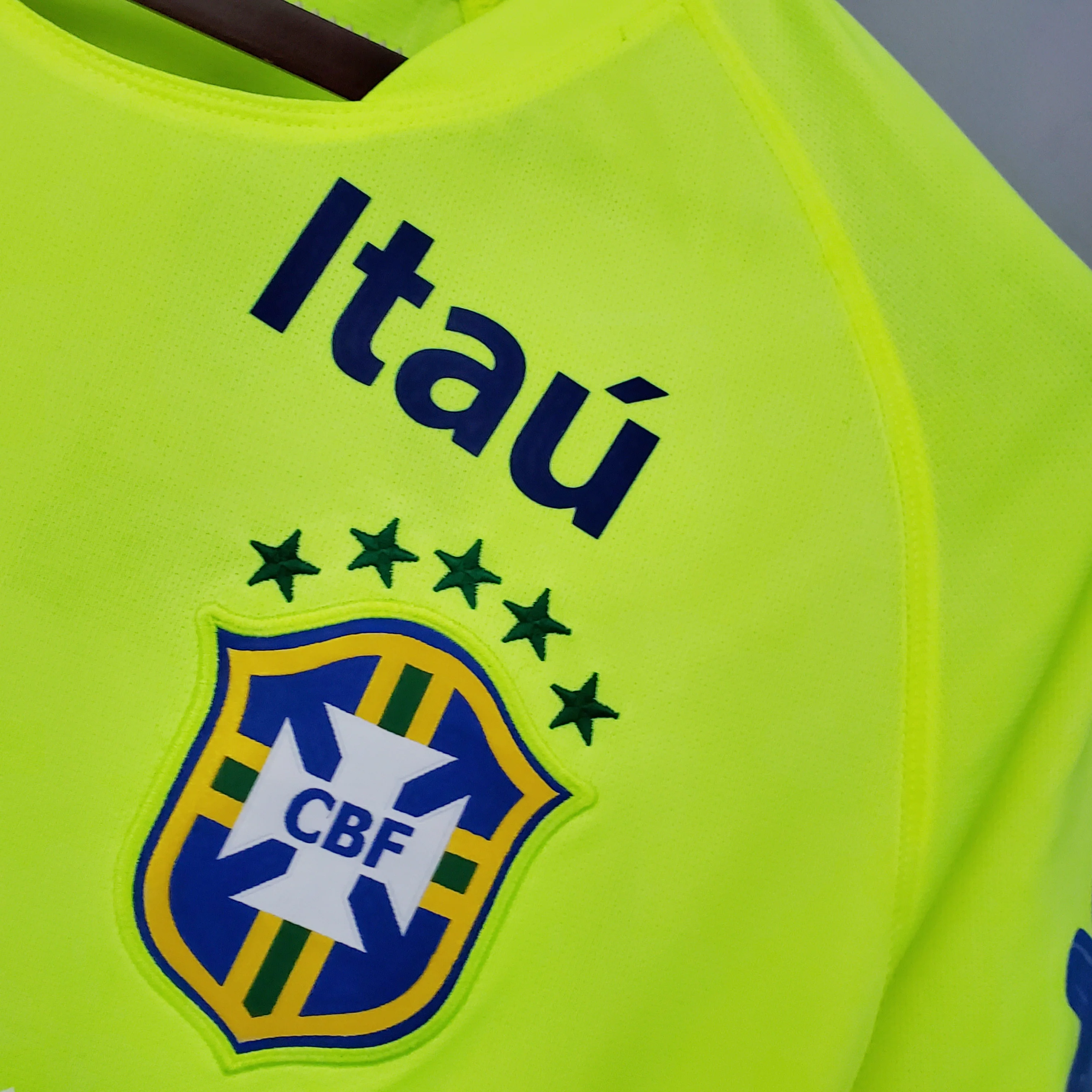 Brazil Pre-match fluorescent green S-XXL - Image 3