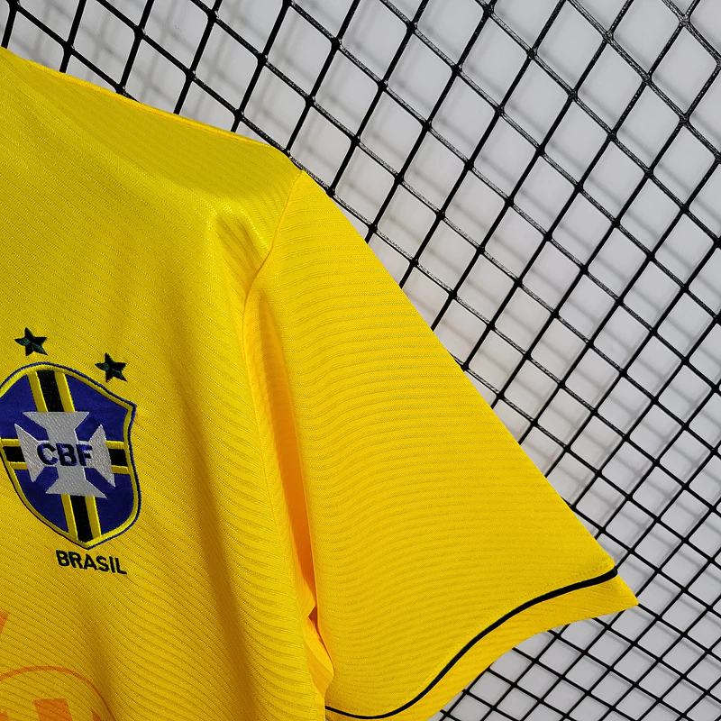 1993-94 Brazil Home Embroidered Edition Retro S-XXL - Image 5