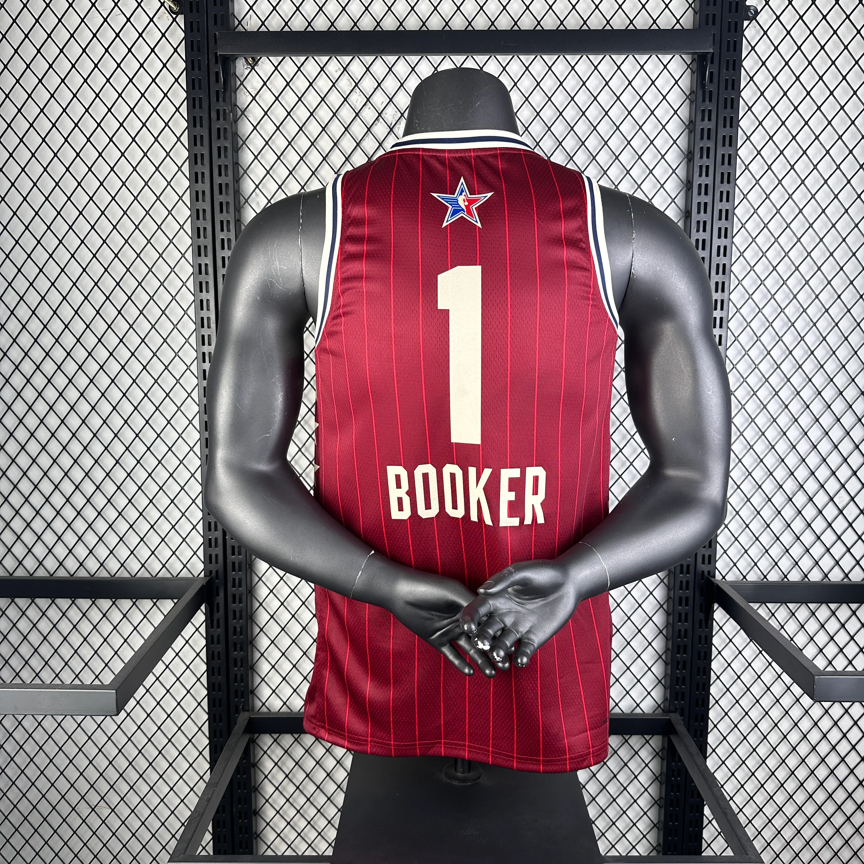 NBA 2024-25 All-Star Red No. 1 Booker - Image 2
