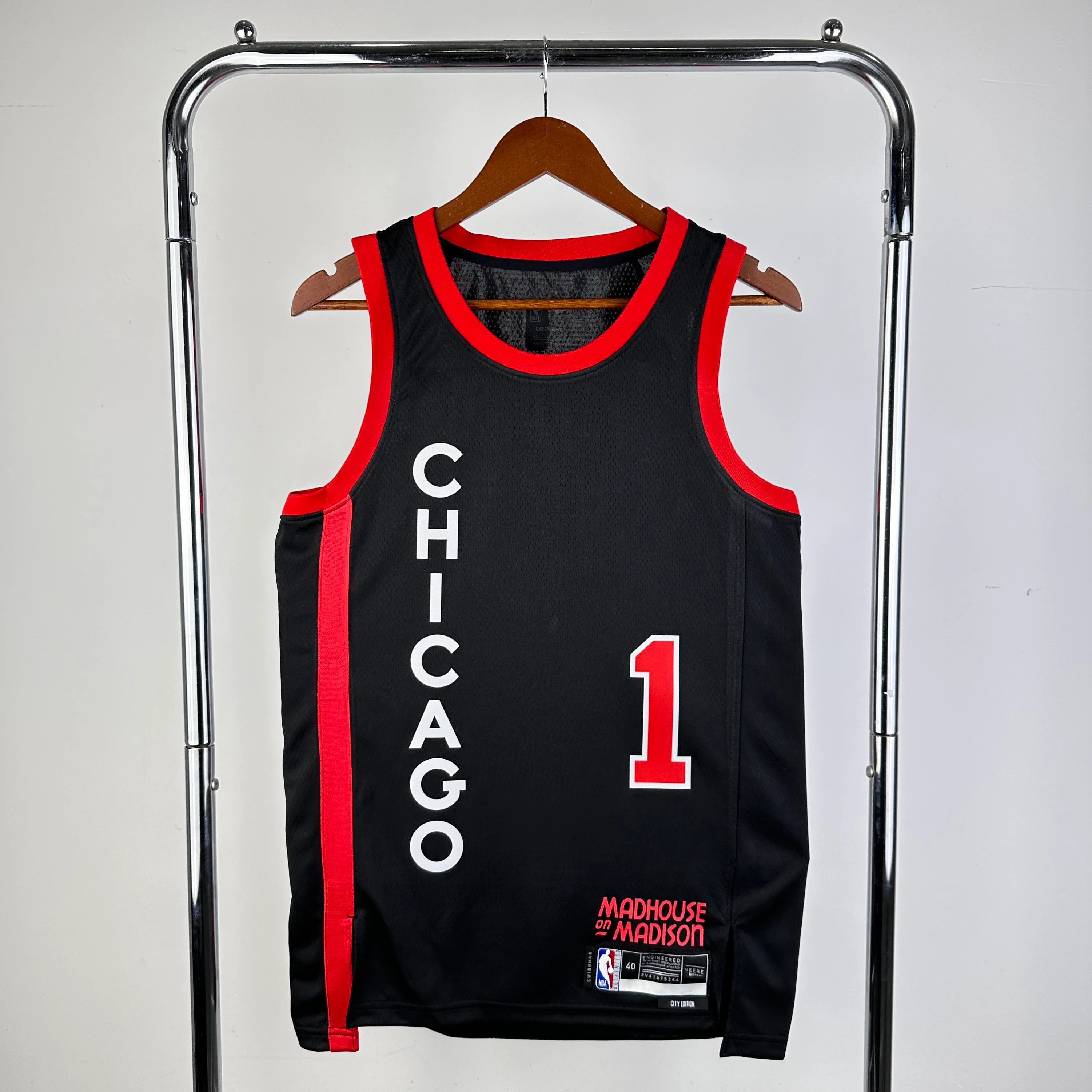 NBA 2024-25 Bulls City Edition No. 1 Rose - Image 3