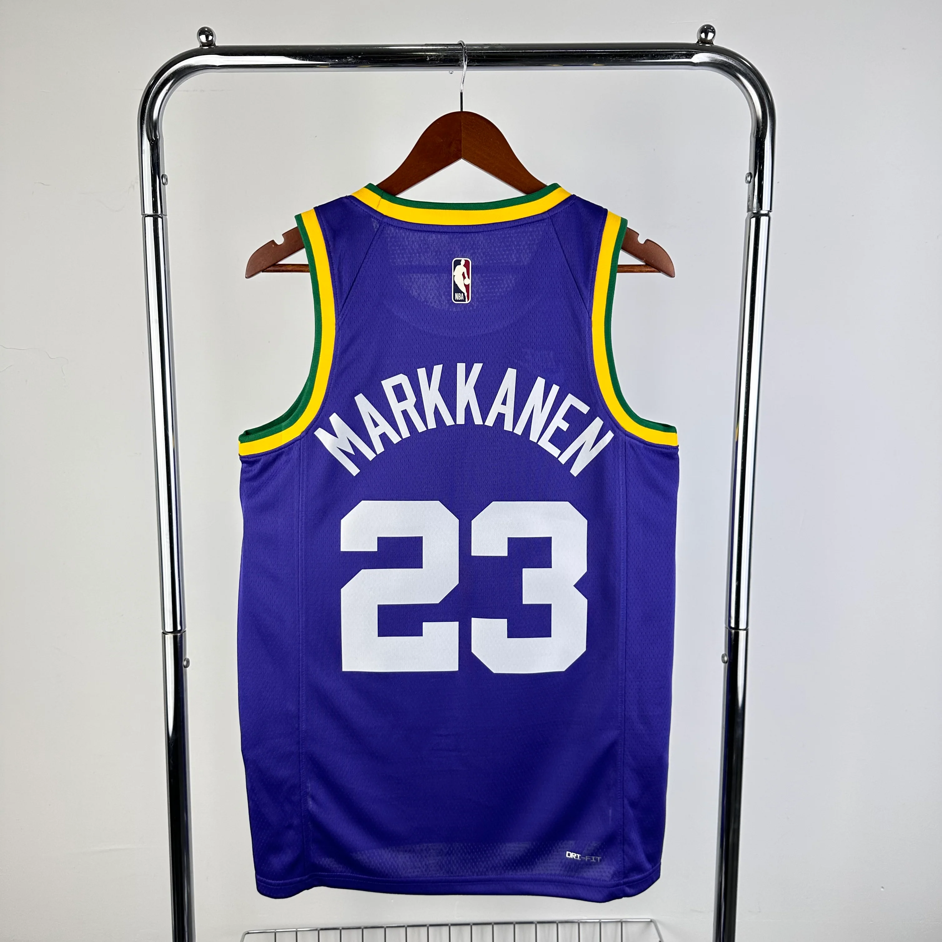 NBA 2024-25 Jazz Retro No. 23 MARKKANEN - Image 3