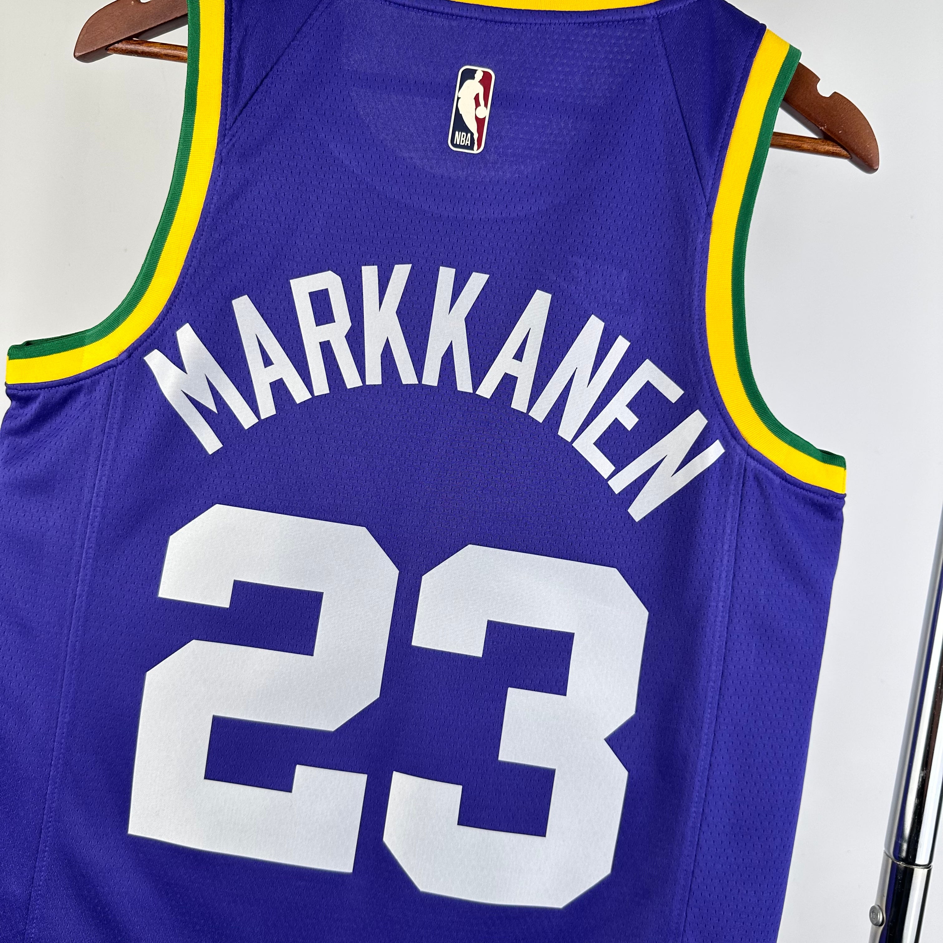 NBA 2024-25 Jazz Retro No. 23 MARKKANEN - Image 7