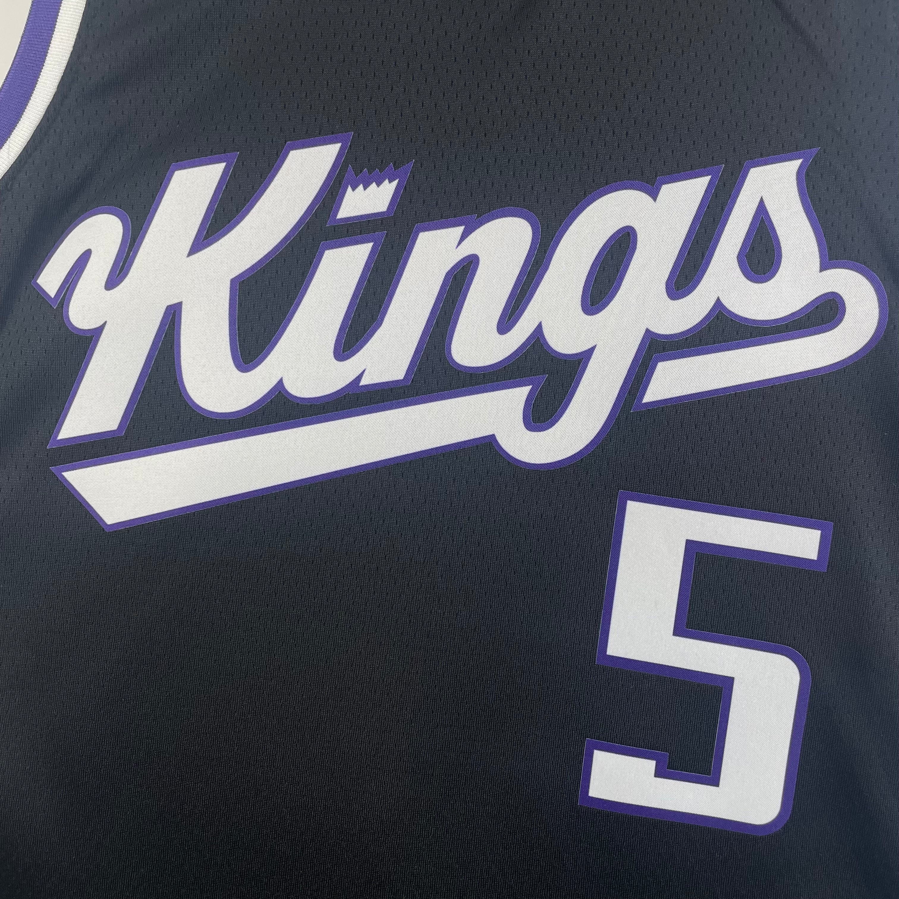 NBA 2024-25 Kings away black No. 5 FOX - Image 4
