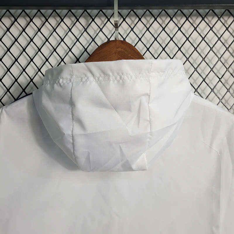 Real Madrid White Windbreaker S-2XL - Image 7