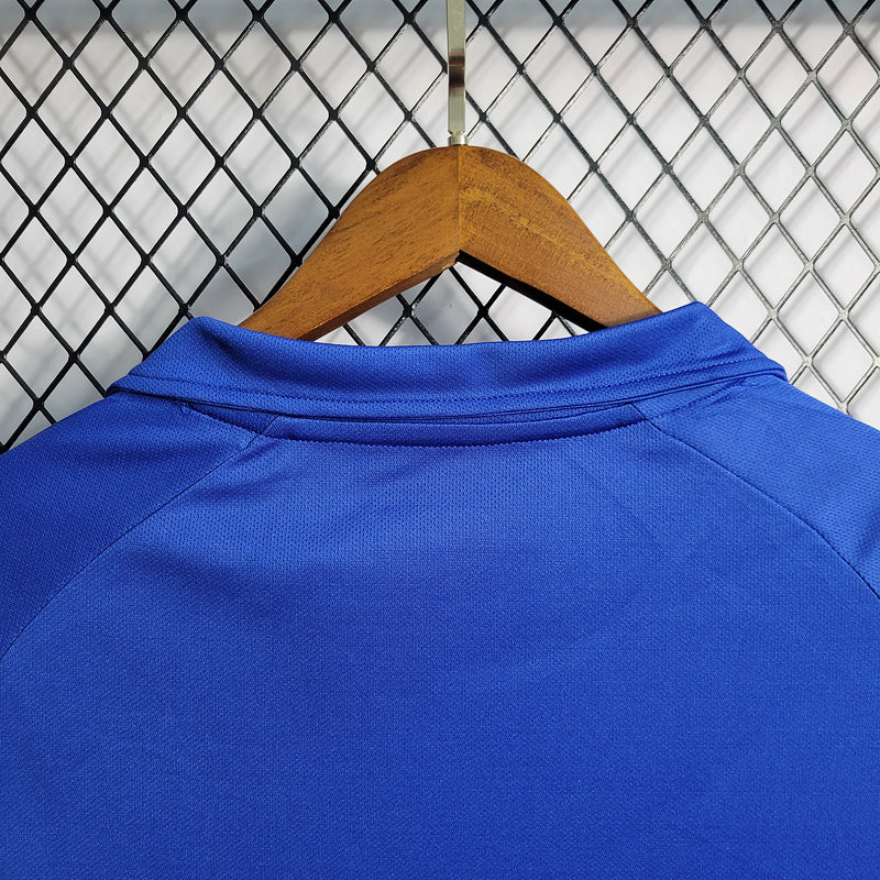 2002 Brazil away blue Retro S-2XL - Image 5