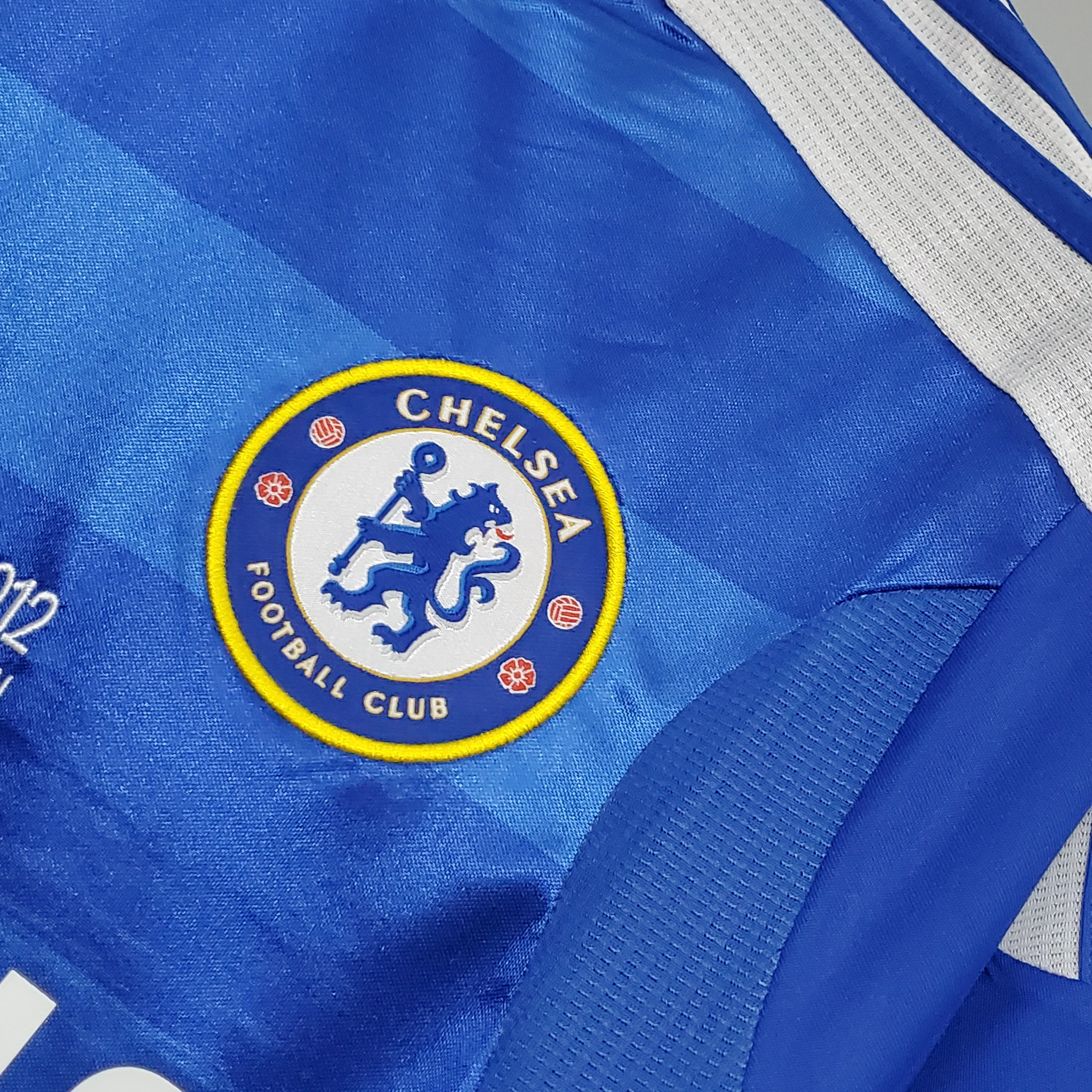 2012 Chelsea Champions League version home Retro S-2XL - Image 3