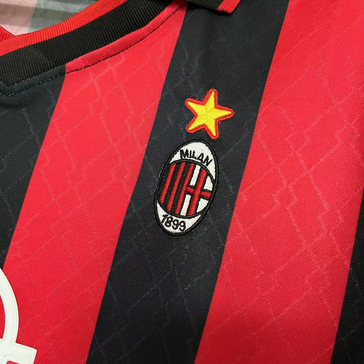 1995-96 AC Milan Home Retro S-2XL - Image 3