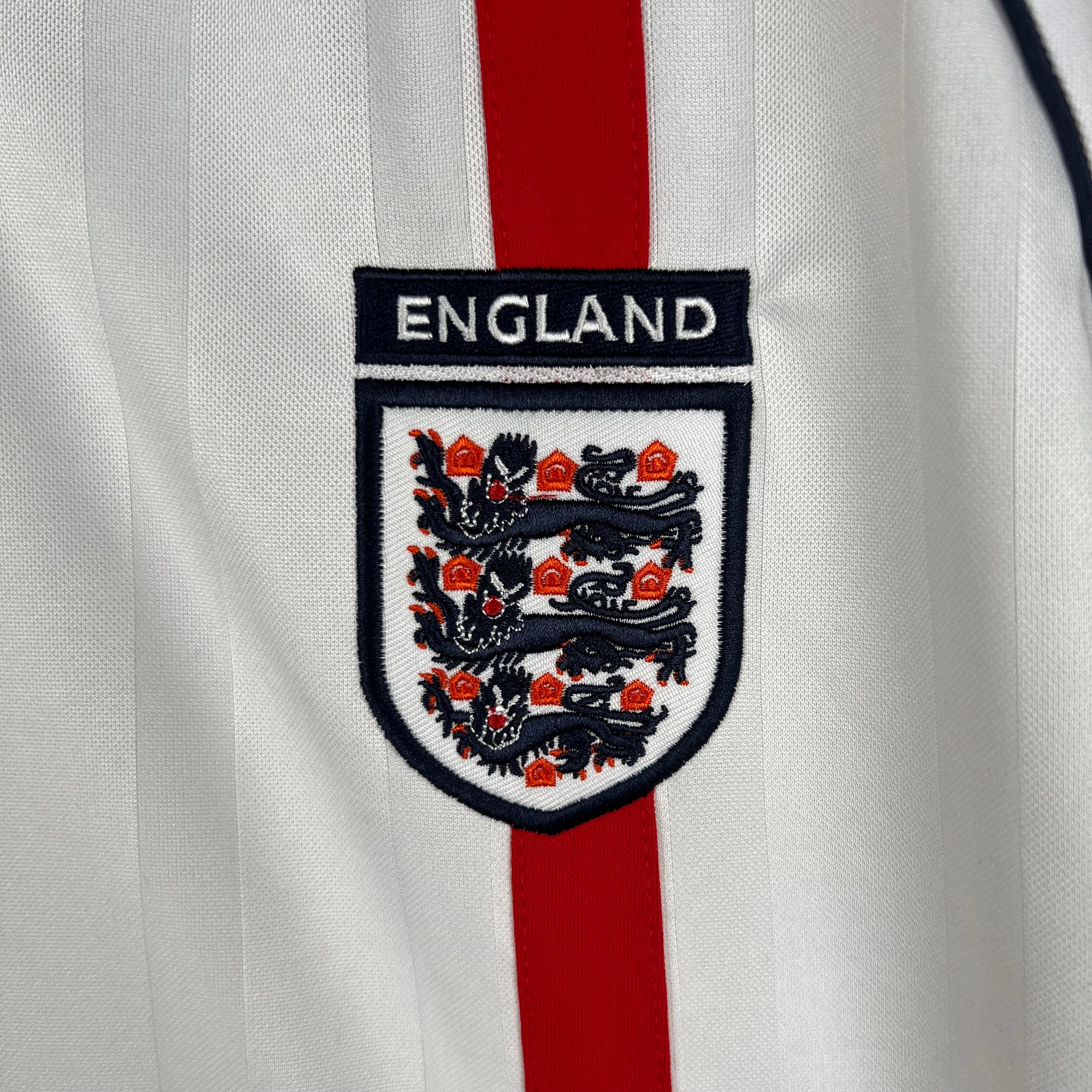 2002 England Home Retro S-XXL - Image 7