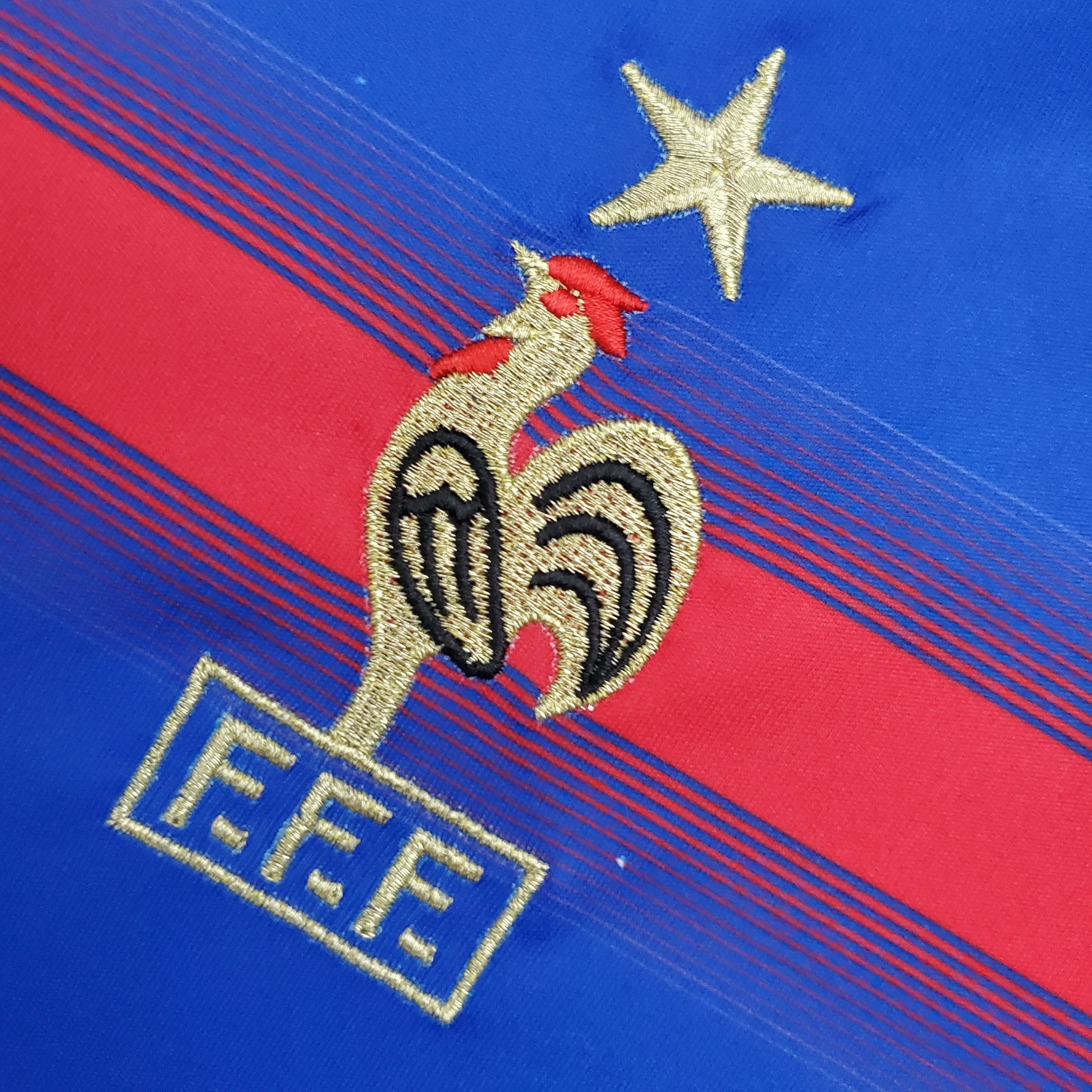 2004 France home Retro S-2XL - Image 5