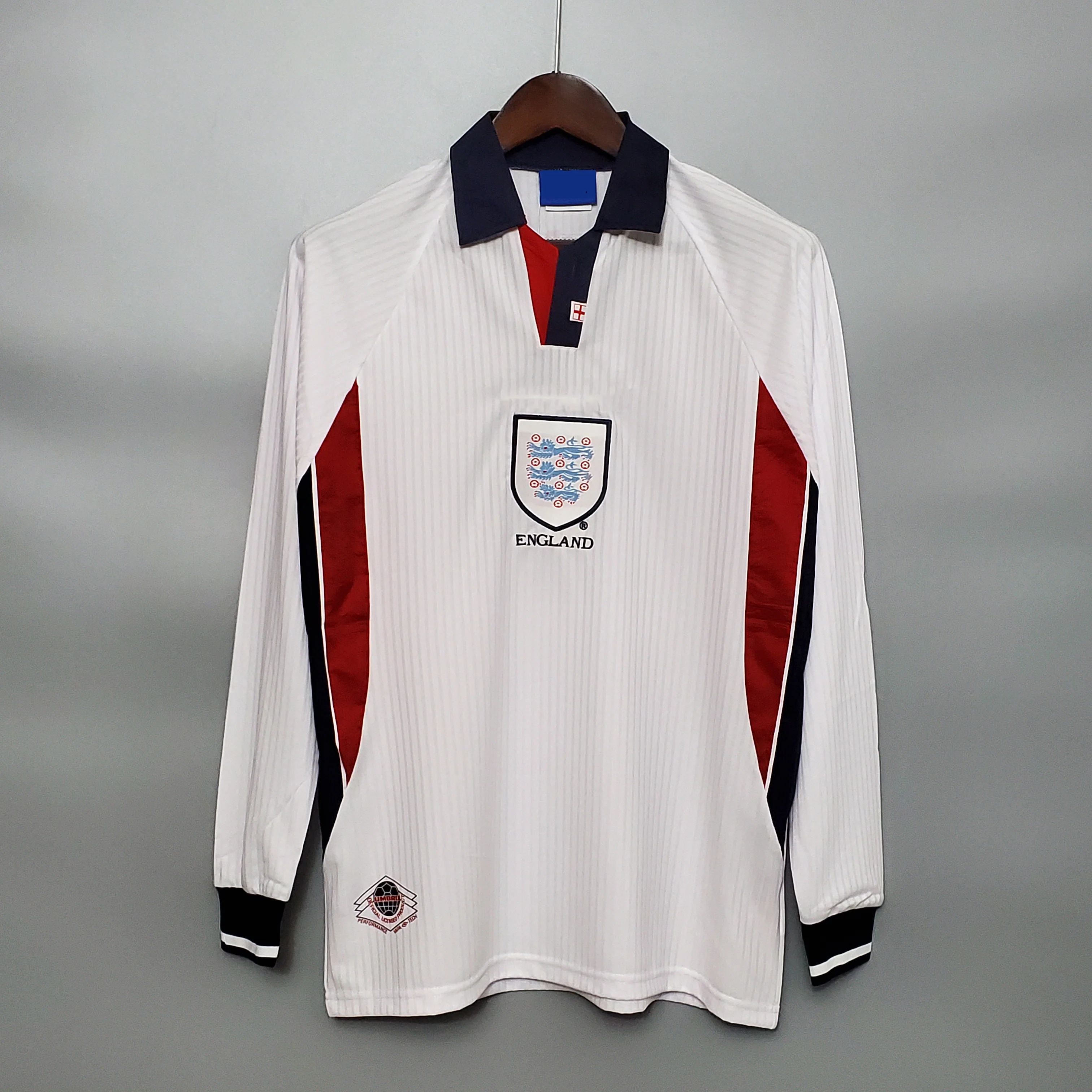 1998 England home Long Sleeve S- XXL