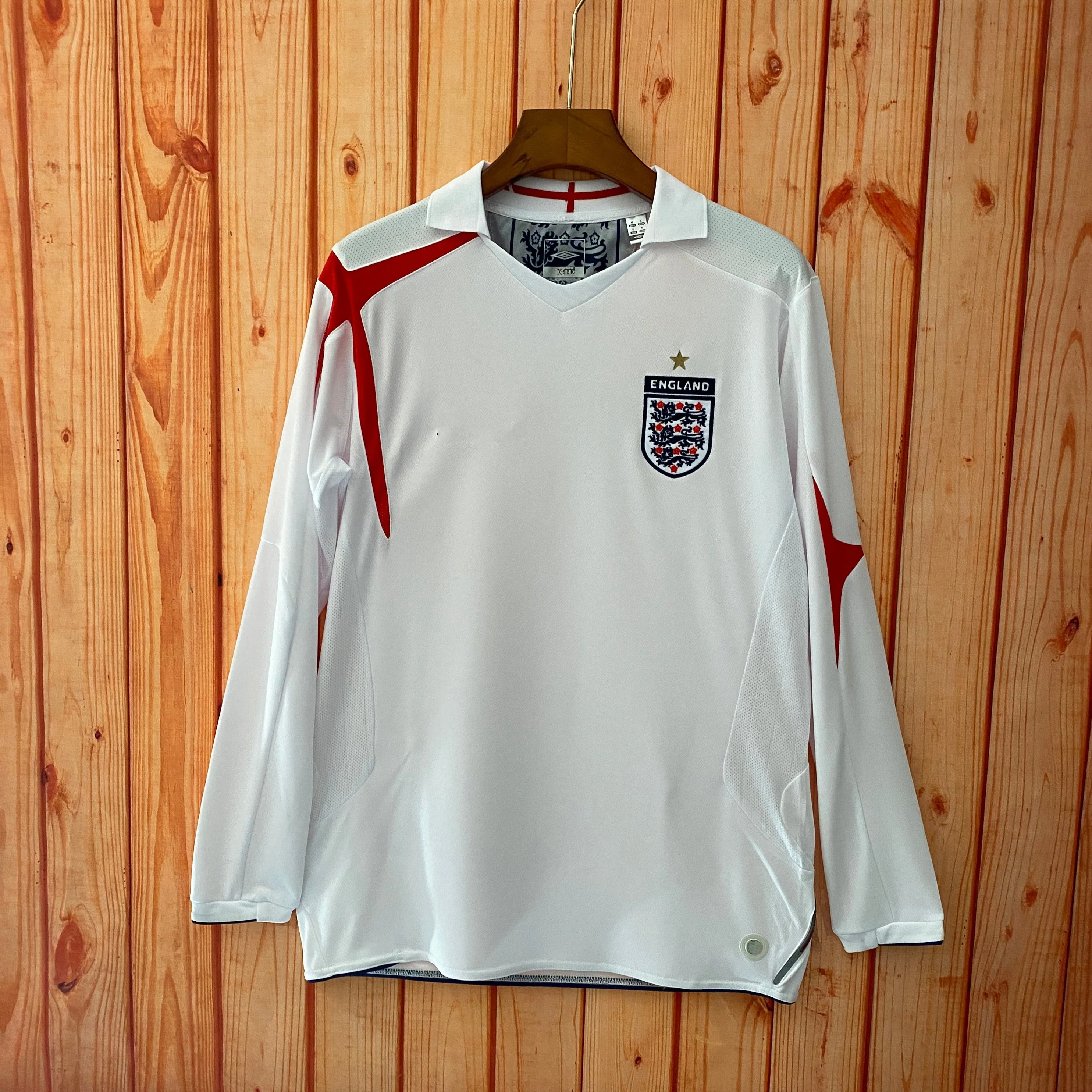 2006 England home Long Sleeve S-XXL
