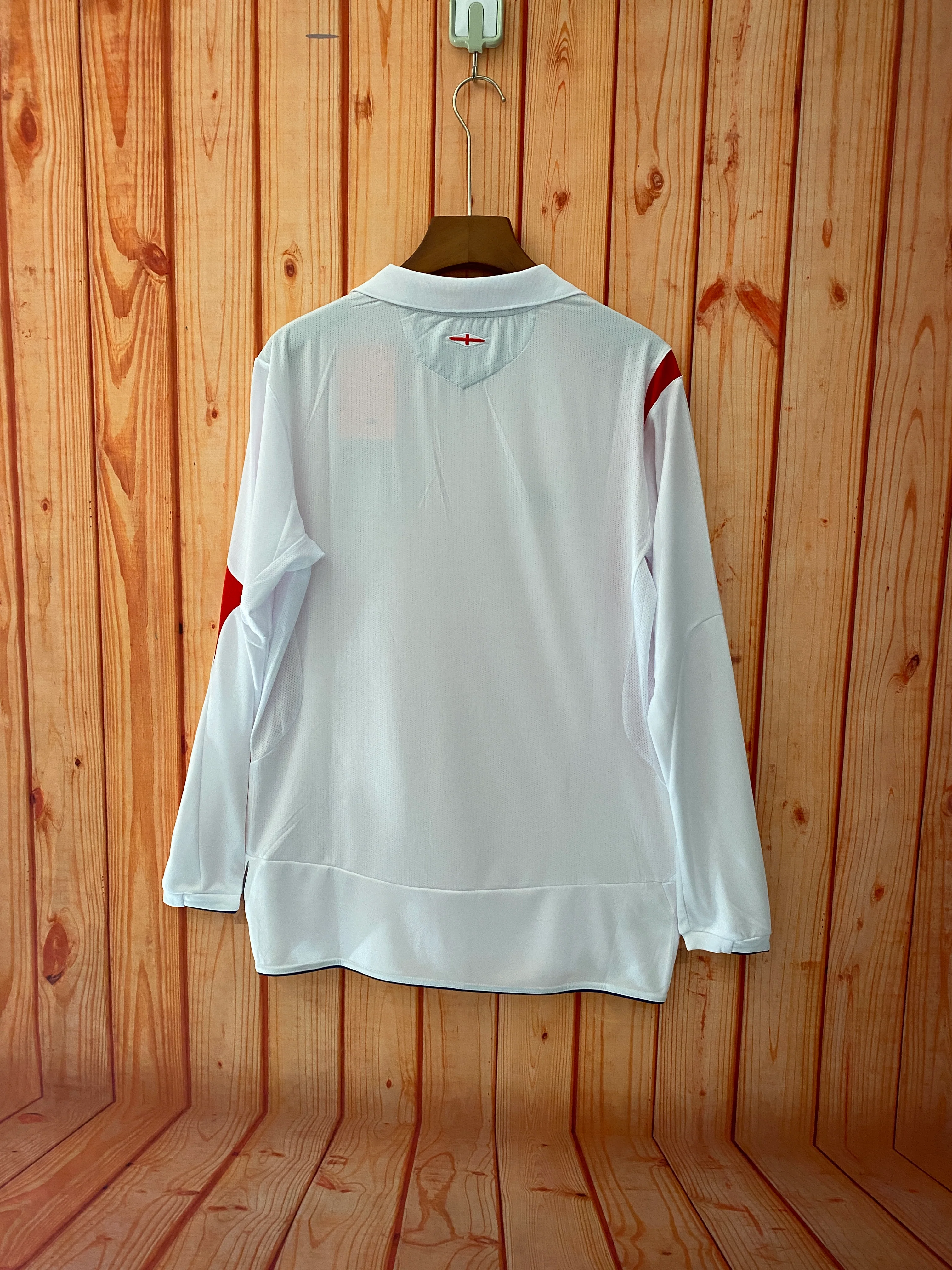 2006 England home Long Sleeve S-XXL - Image 2