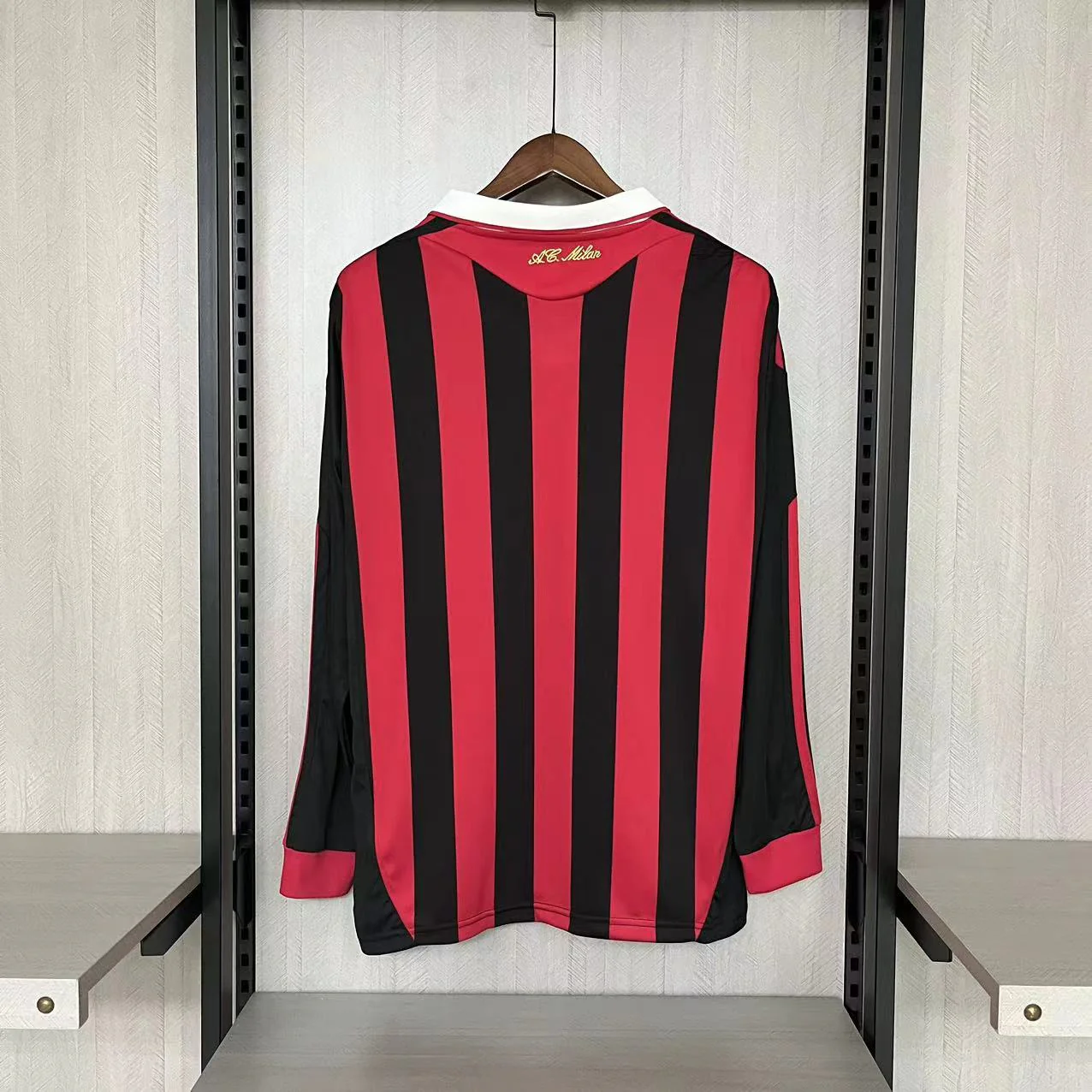 2009-10 AC Milan home long sleeve S-XXL - Image 2