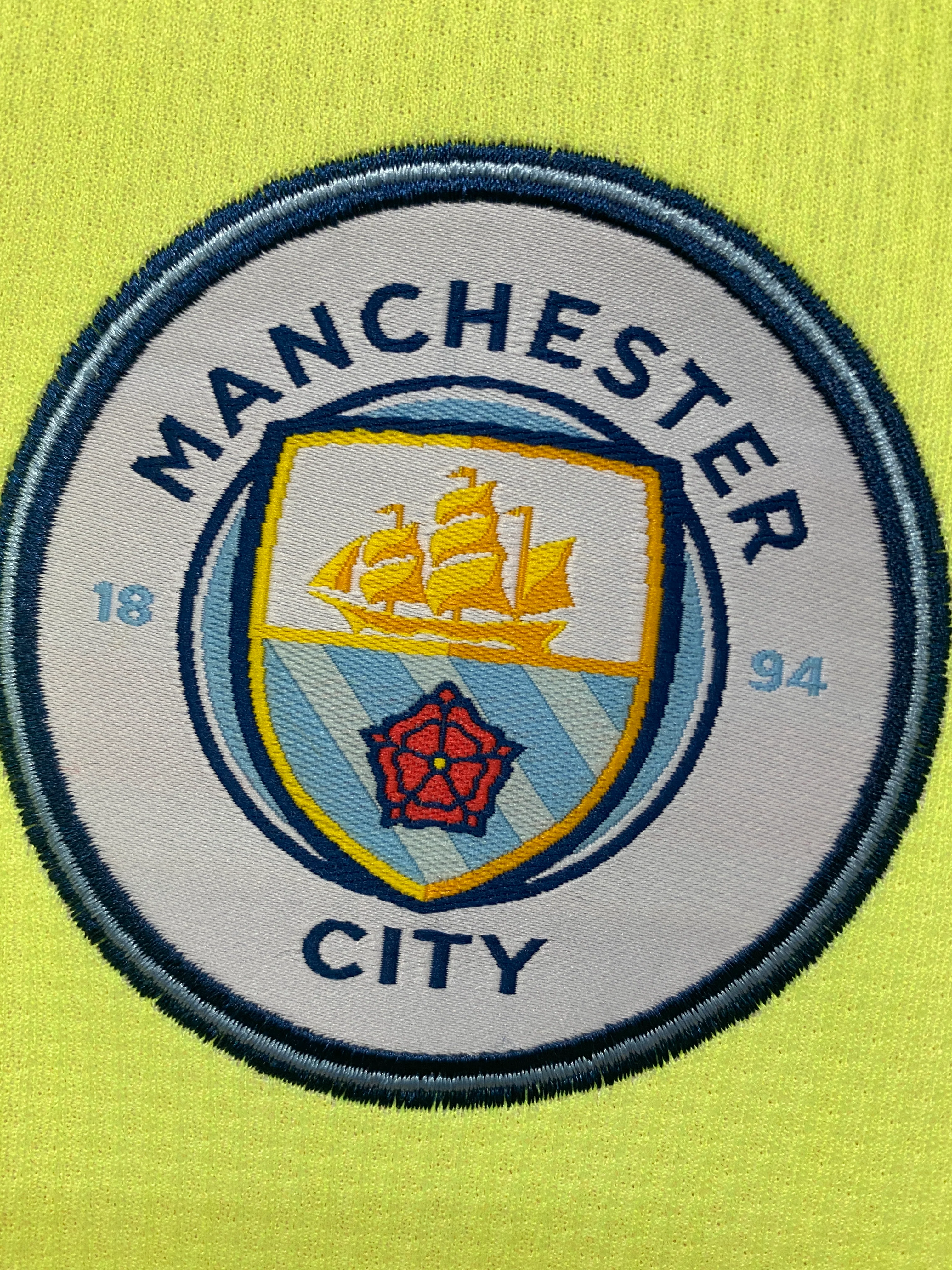 2019-20 Manchester City Second away Retro S-2XL - Image 5