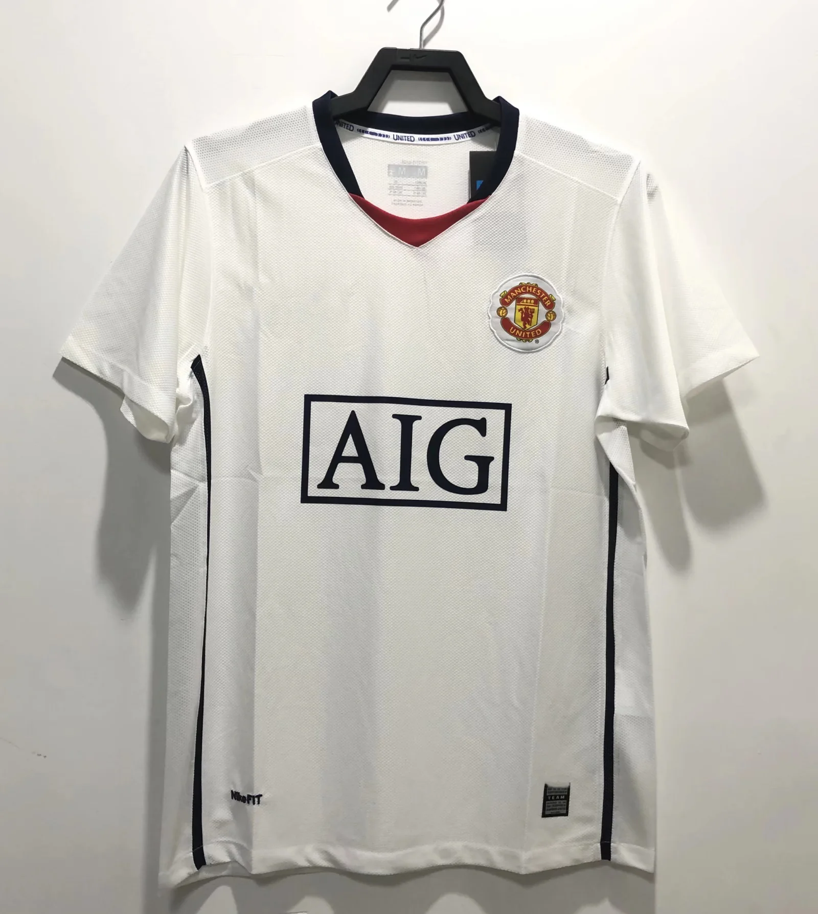 2008-09 Manchester United League Edition away White Retro S-XXL