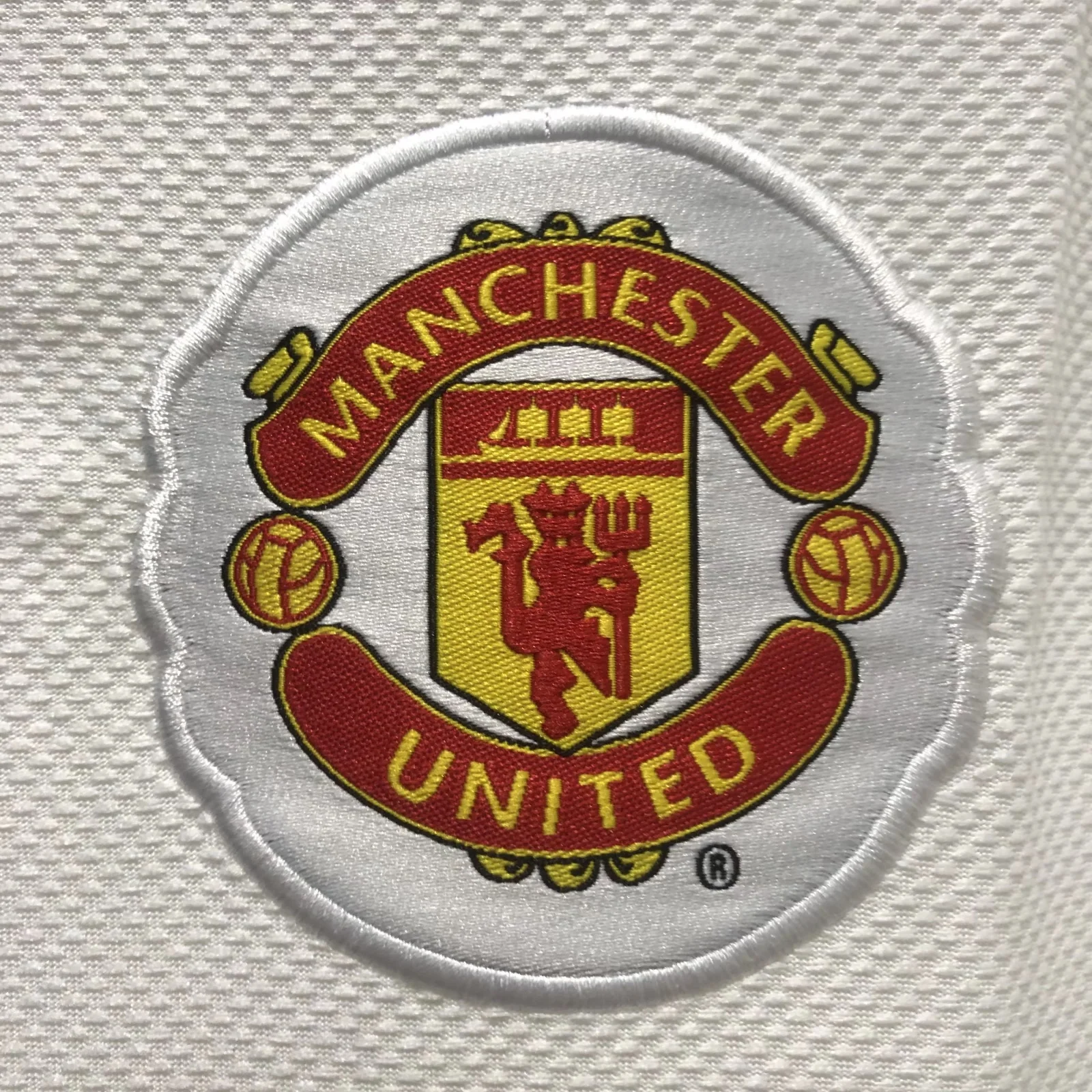 2008-09 Manchester United League Edition away White Retro S-XXL - Image 3
