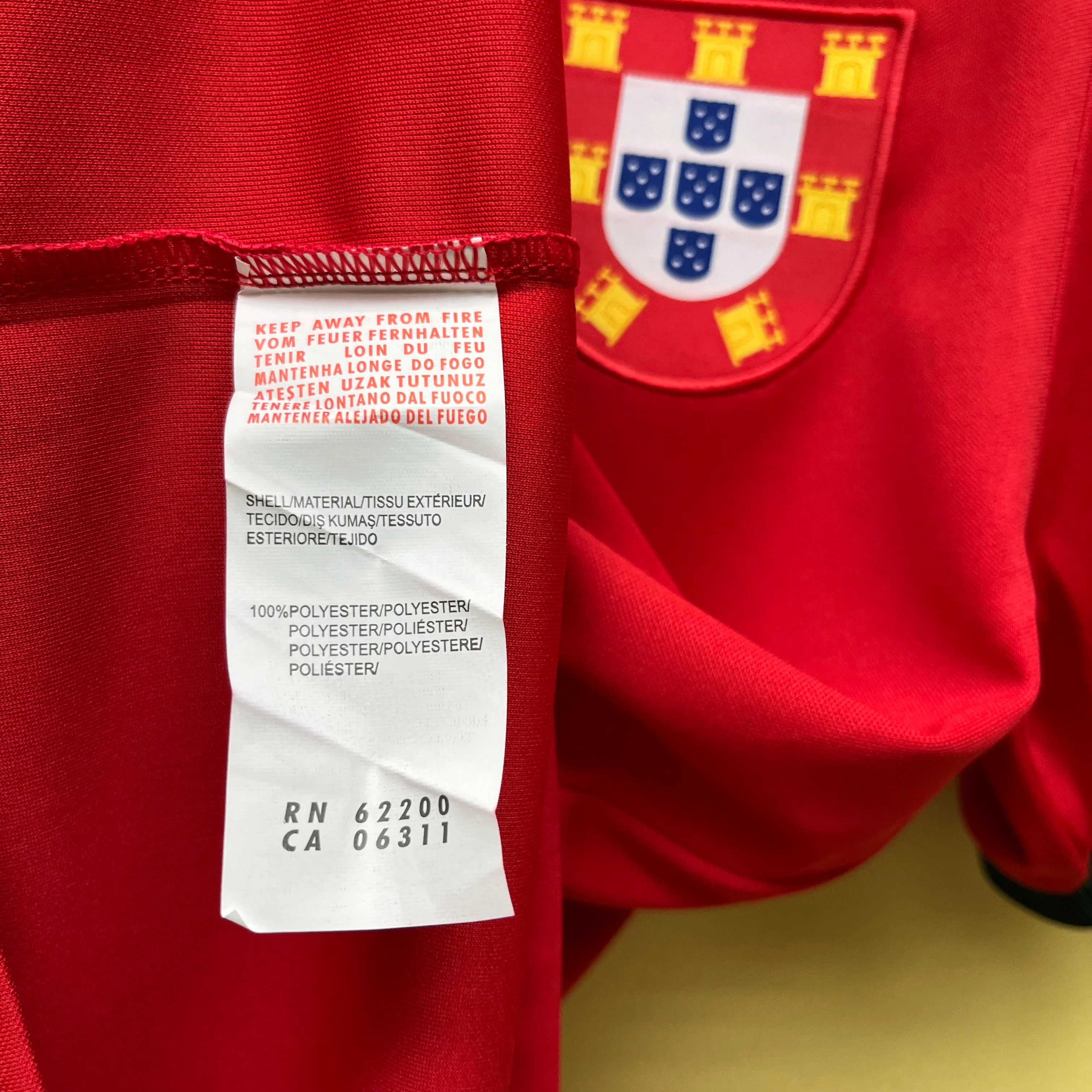 1966-69 Portugal Home Retro S-2XL - Image 6