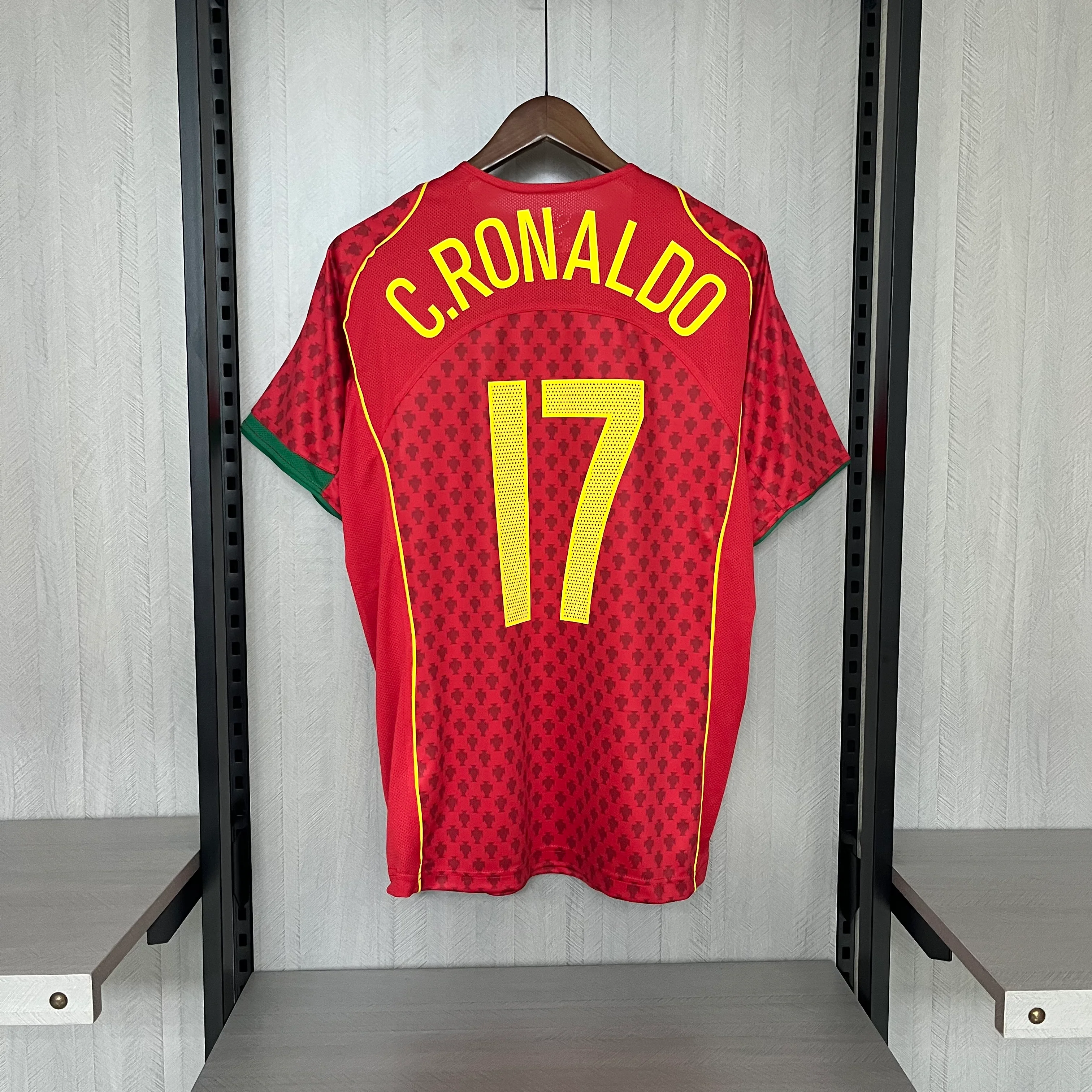 2004 Portugal World Cup Home Retro S-2XL - Image 2